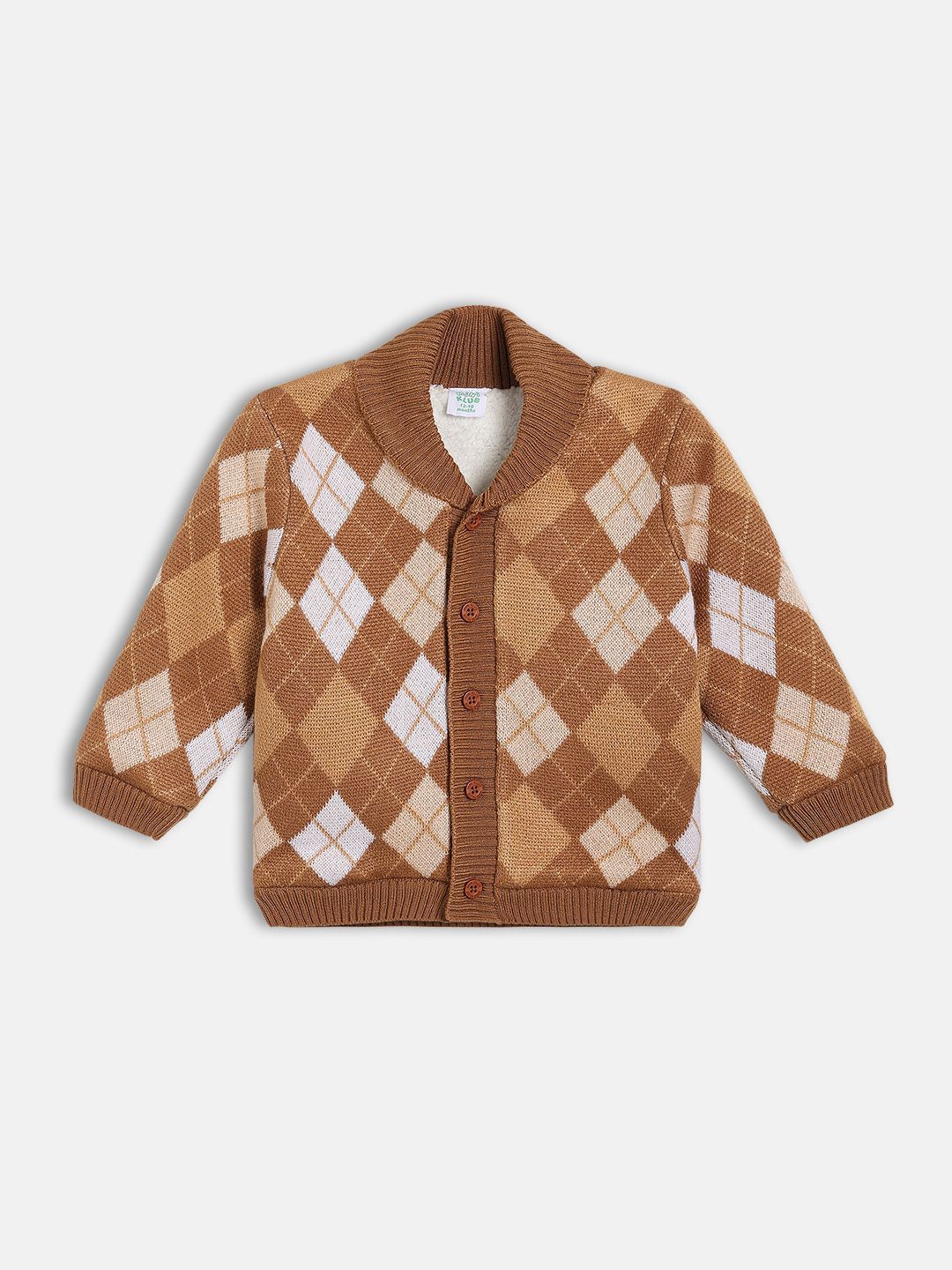 MINI KLUB Boys Checked V-Neck Long Sleeves Pullover-picture-18