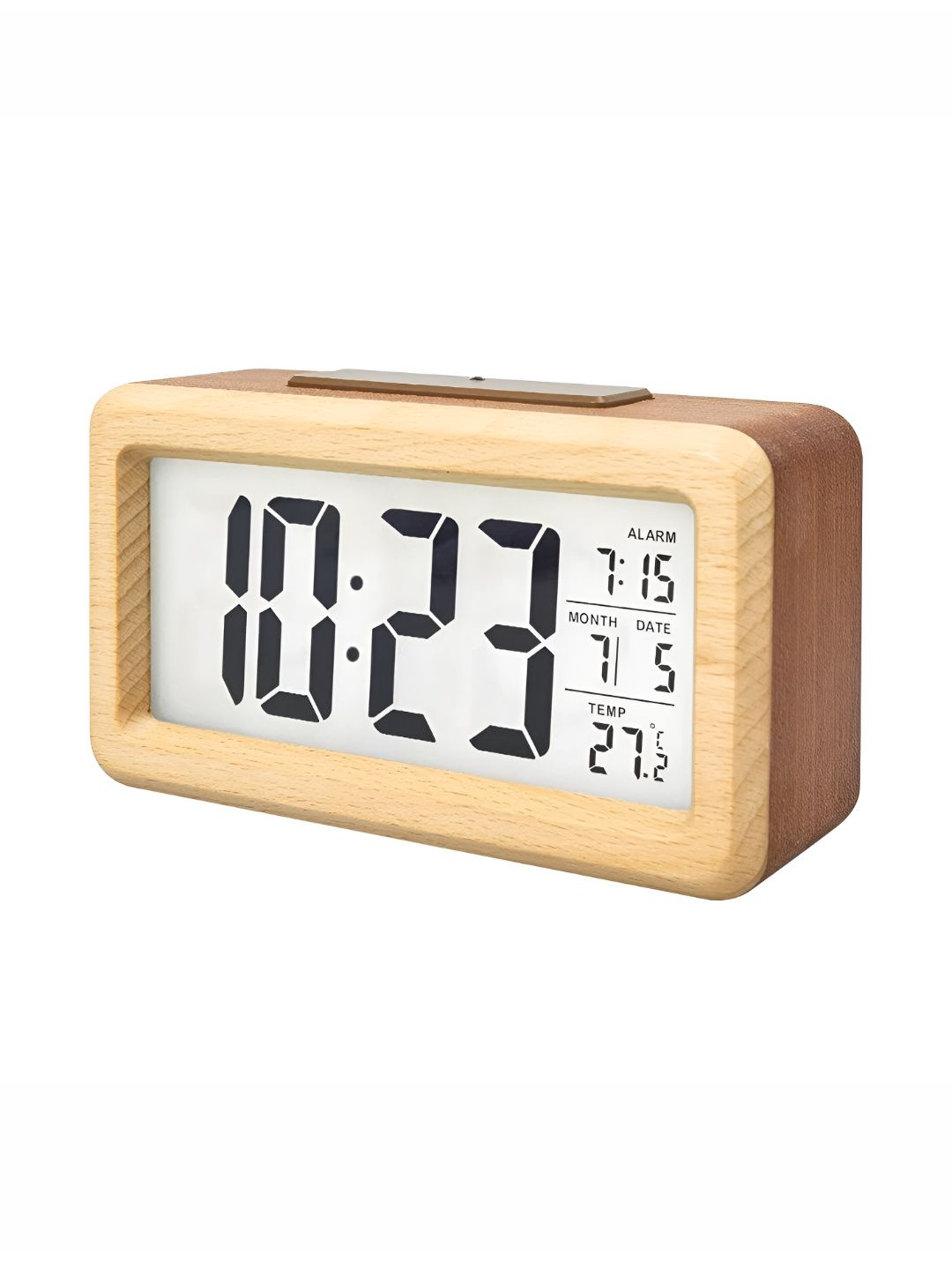 Kadio Khaki Contemporary Alarm Clock-picture-21
