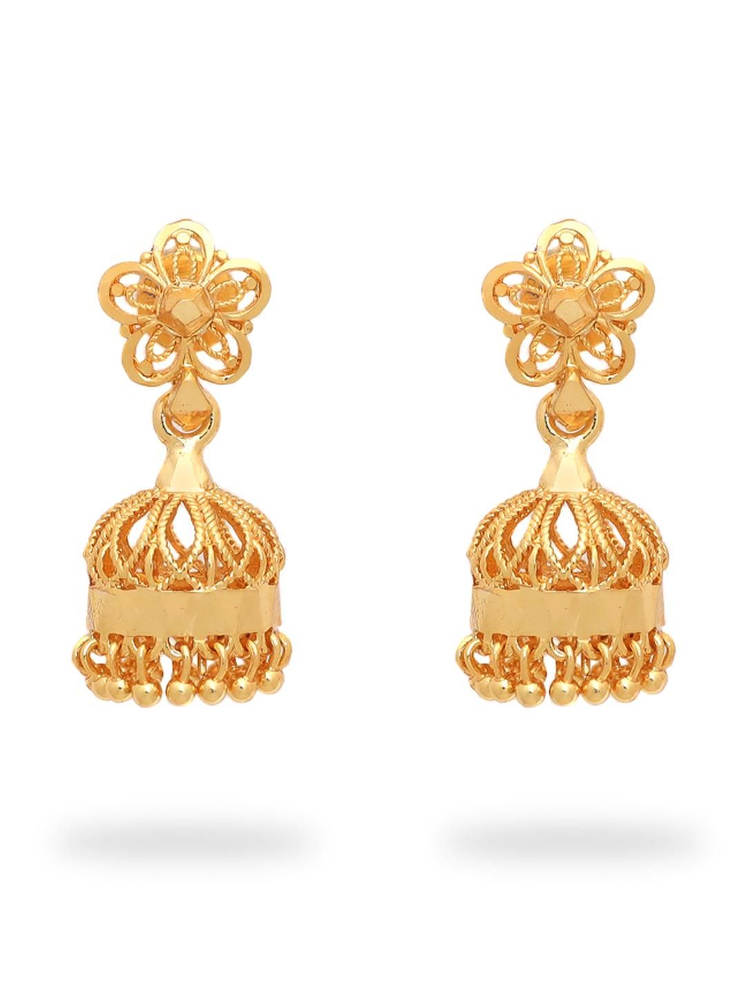 Raj And Deb Gold-Plated Brass Earrings-picture-35