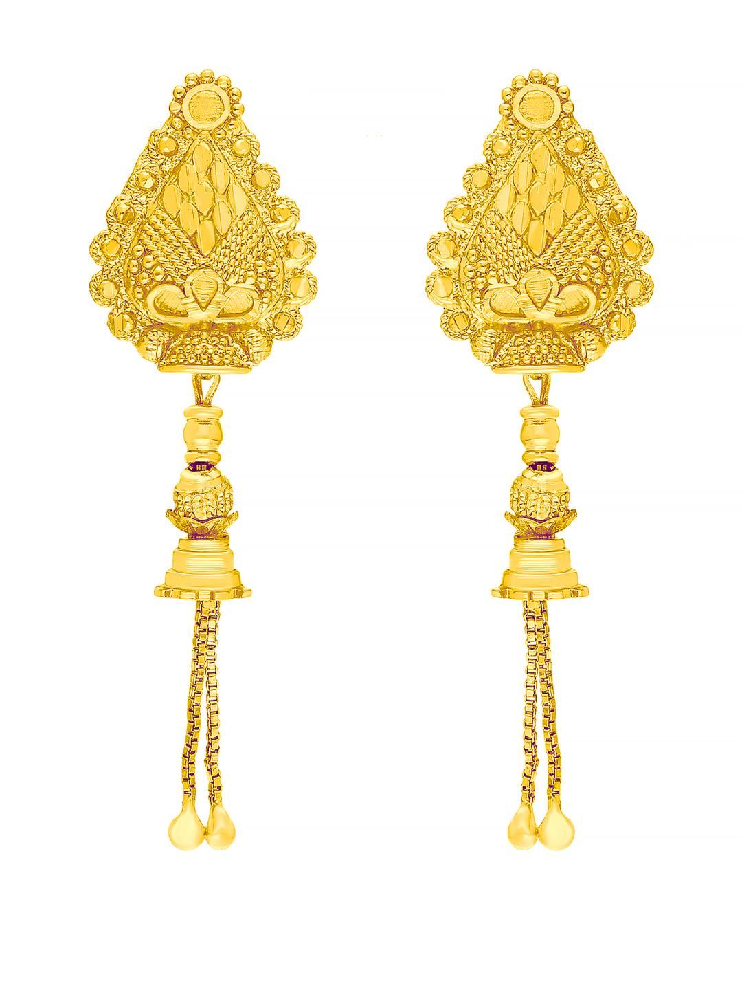 Raj And Deb Gold-Plated Brass Earrings-picture-39