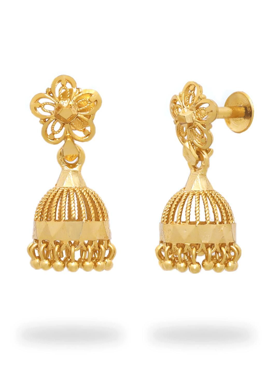 Raj And Deb Gold-Plated Brass Earrings-picture-30