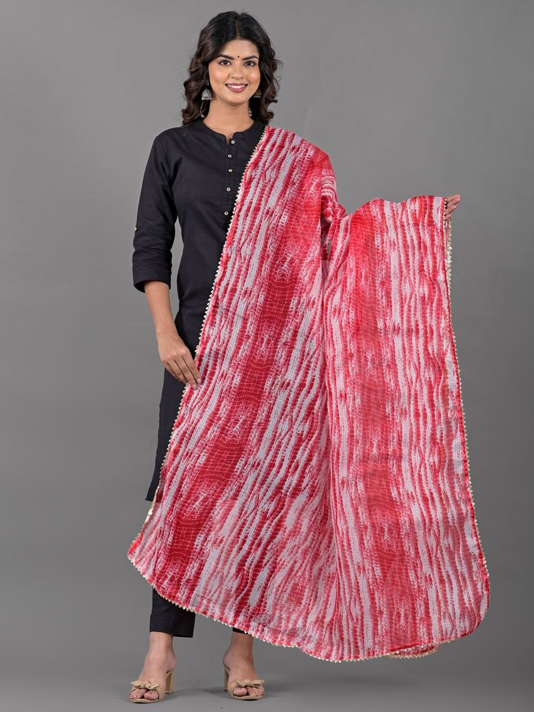 Apratim Printed Tie and Dye Dupatta-picture-20