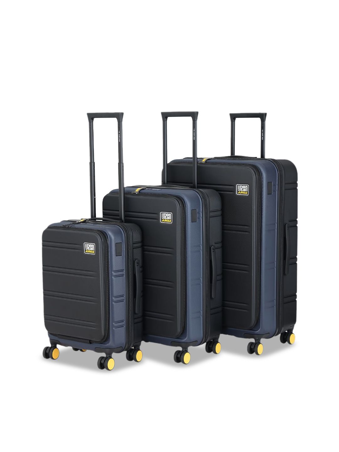 Urban Jungle Hold-All Set Of 3 Hard-Sided Trolley Suitcase-picture-20