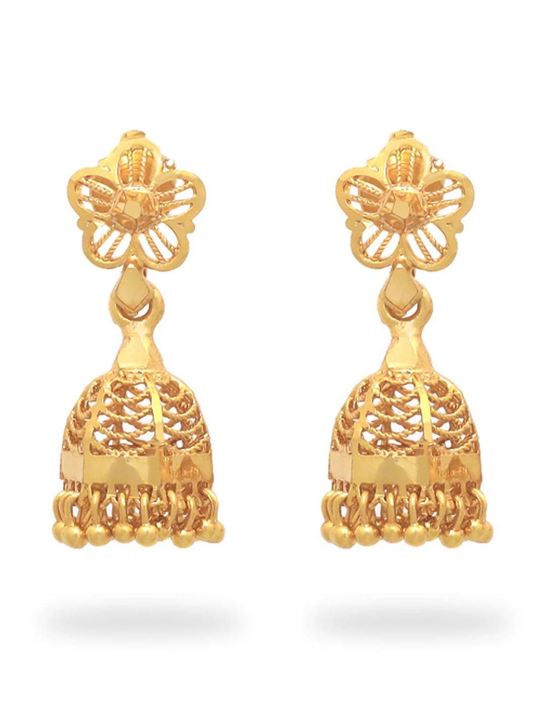 Raj And Deb Gold-Plated Brass Earrings-picture-34