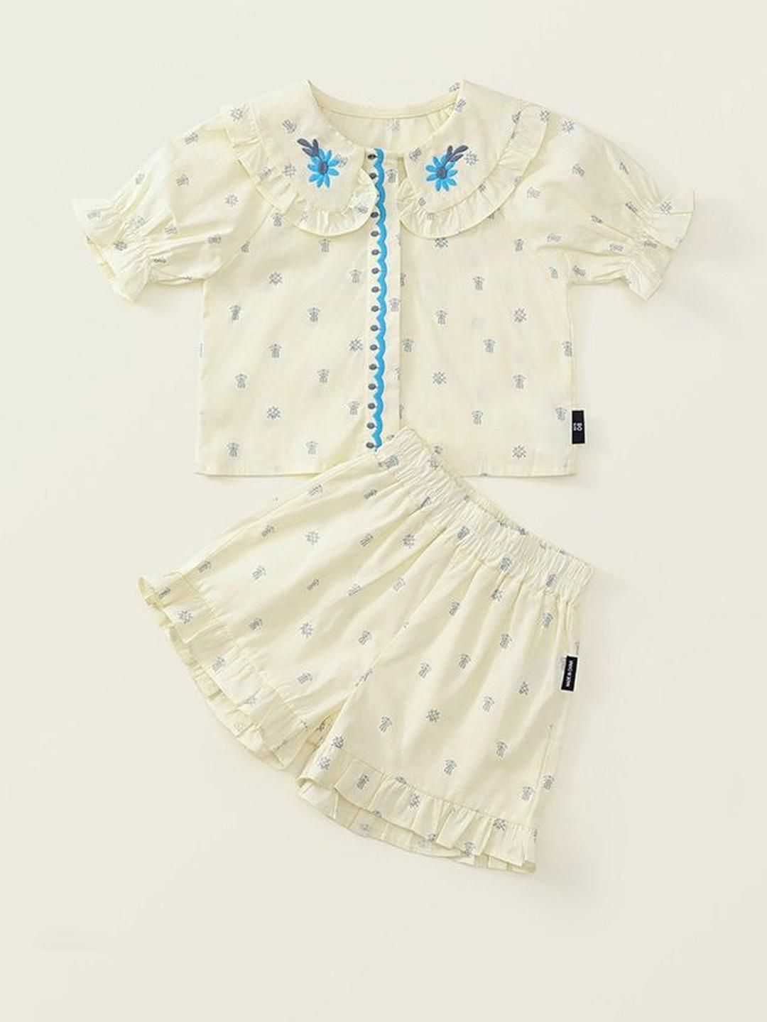 LULU & SKY Girls Printed Top with Shorts-picture-46