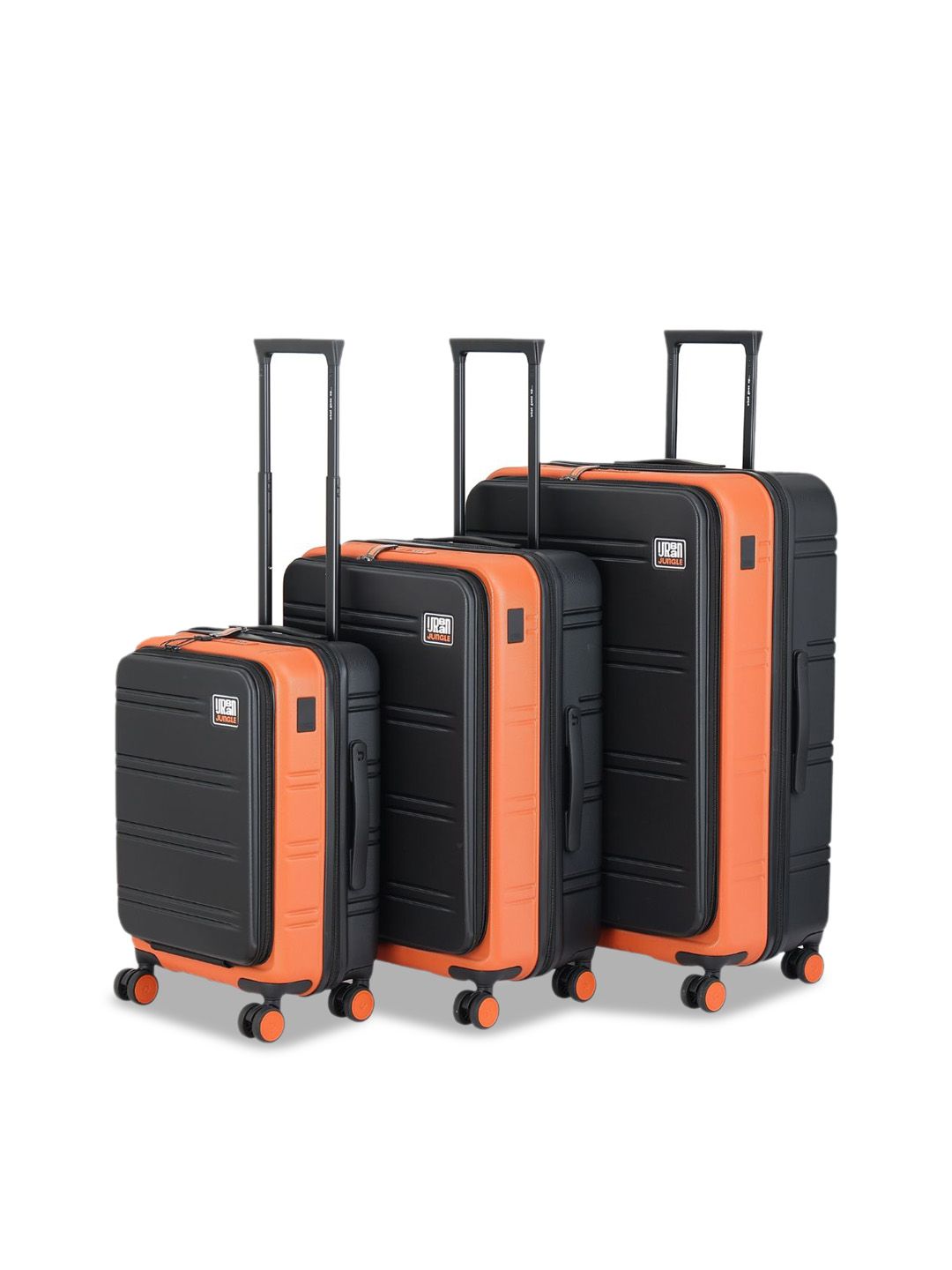 Urban Jungle Hold-All Set Of 3 Hard-Sided Trolley Suitcase-picture-18