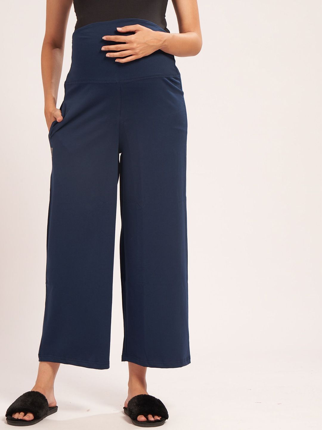 AV2 Women Comfort Low-Rise Maternity Trousers-image-45
