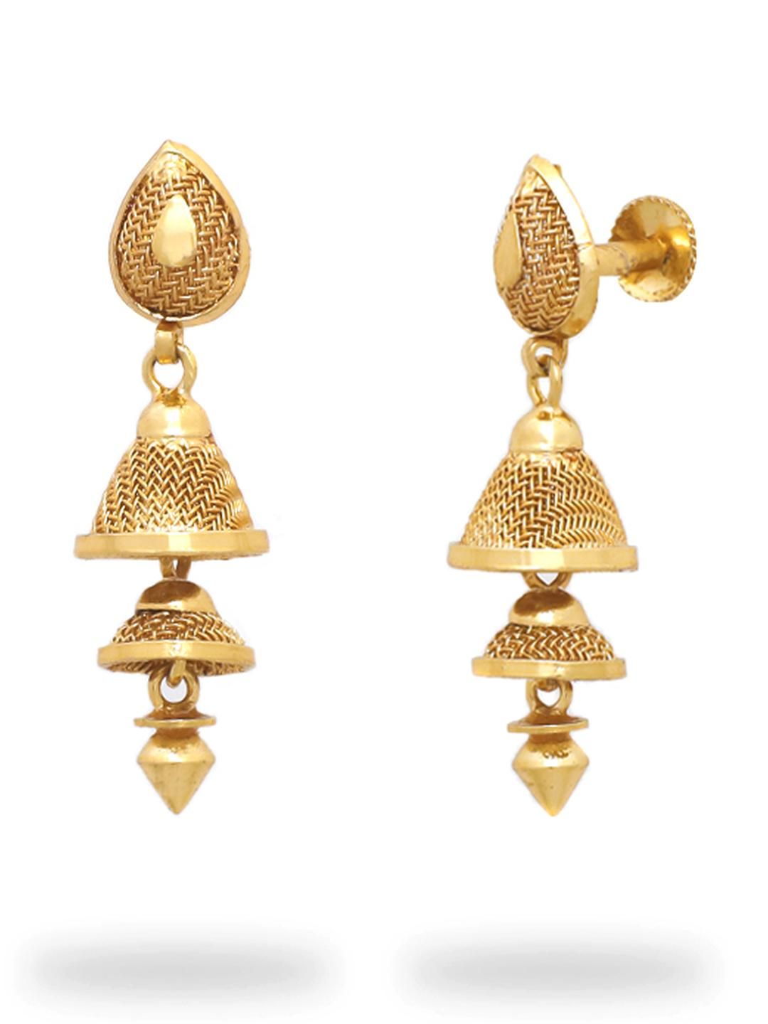 Raj And Deb Gold-Plated Brass Earrings-picture-38