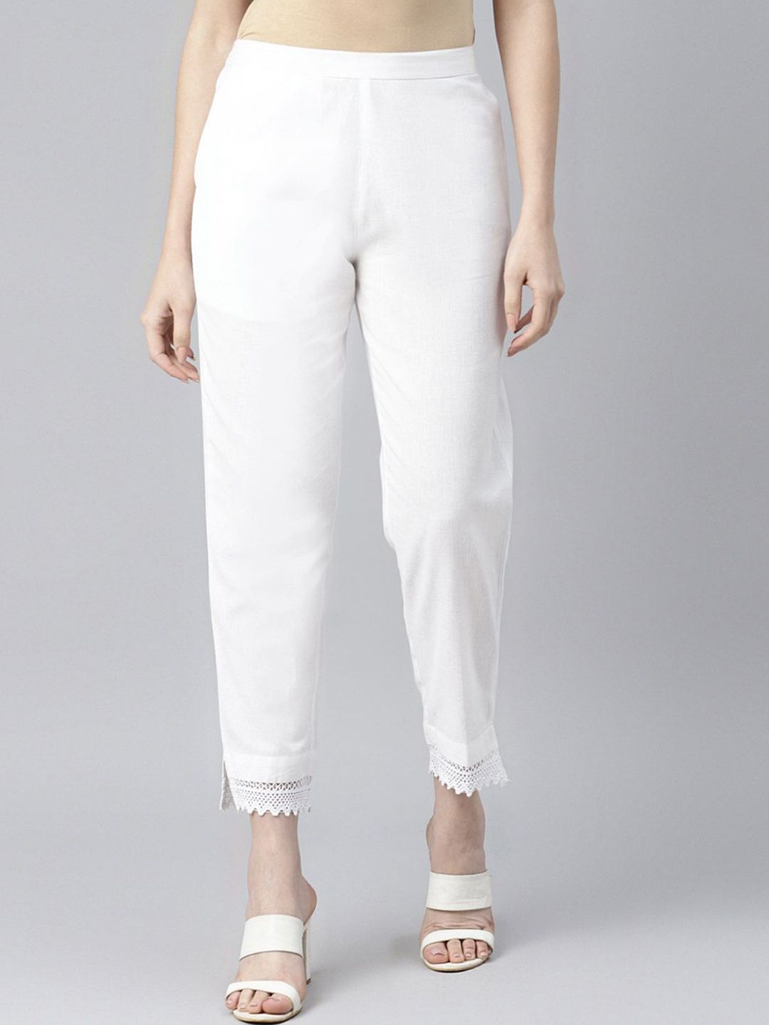 Moda Rapido Women Printed Smart Culottes Trousers-image-0