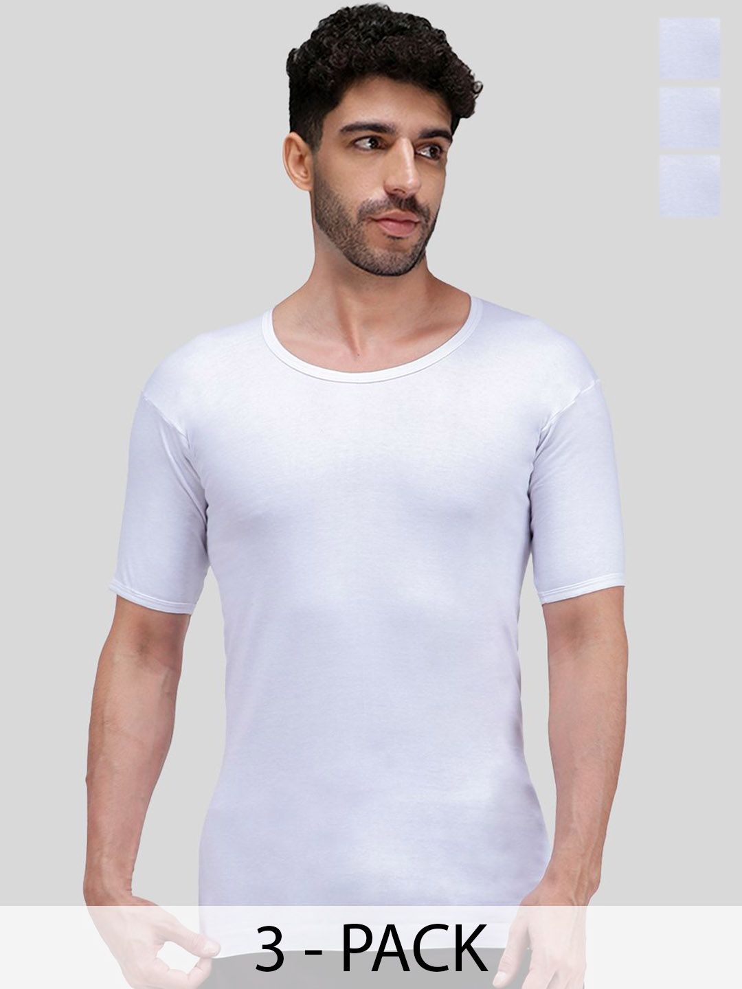 AMUL COMFY Pack Of 4 Cotton Scoop Neck Undershirt Vest AC-PLVESTRNS-WHT-XS-4PC-image-40