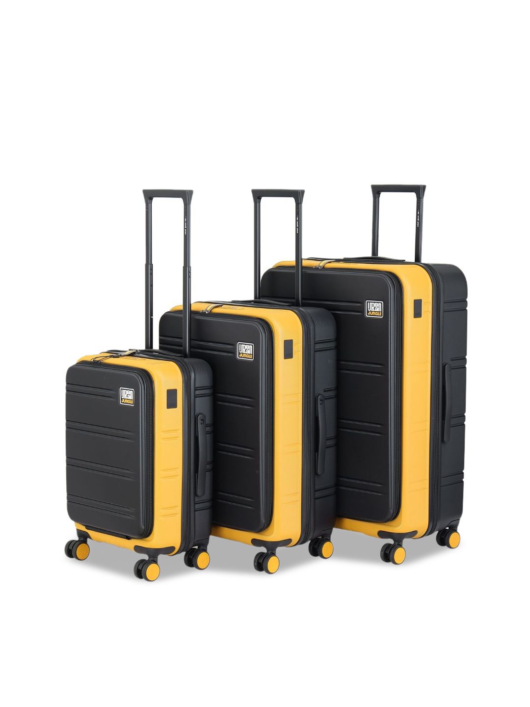 Urban Jungle Hold-All Set Of 3 Hard-Sided Trolley Suitcase-picture-19