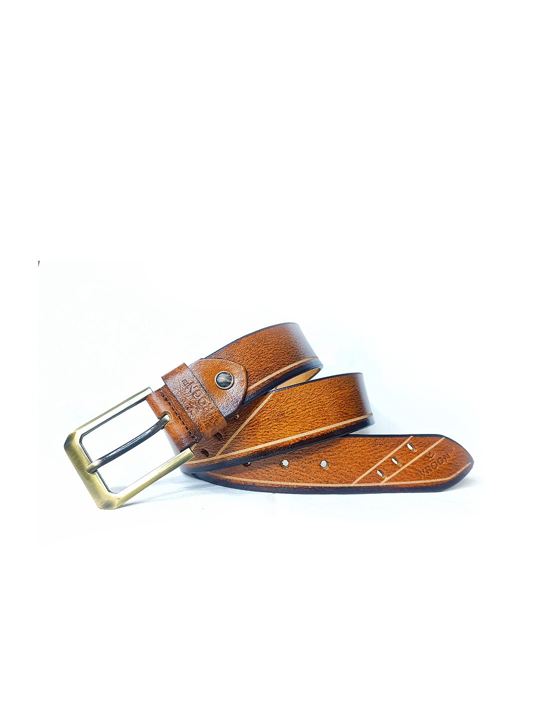 WROGN Men Leather Textured Belt-picture-31