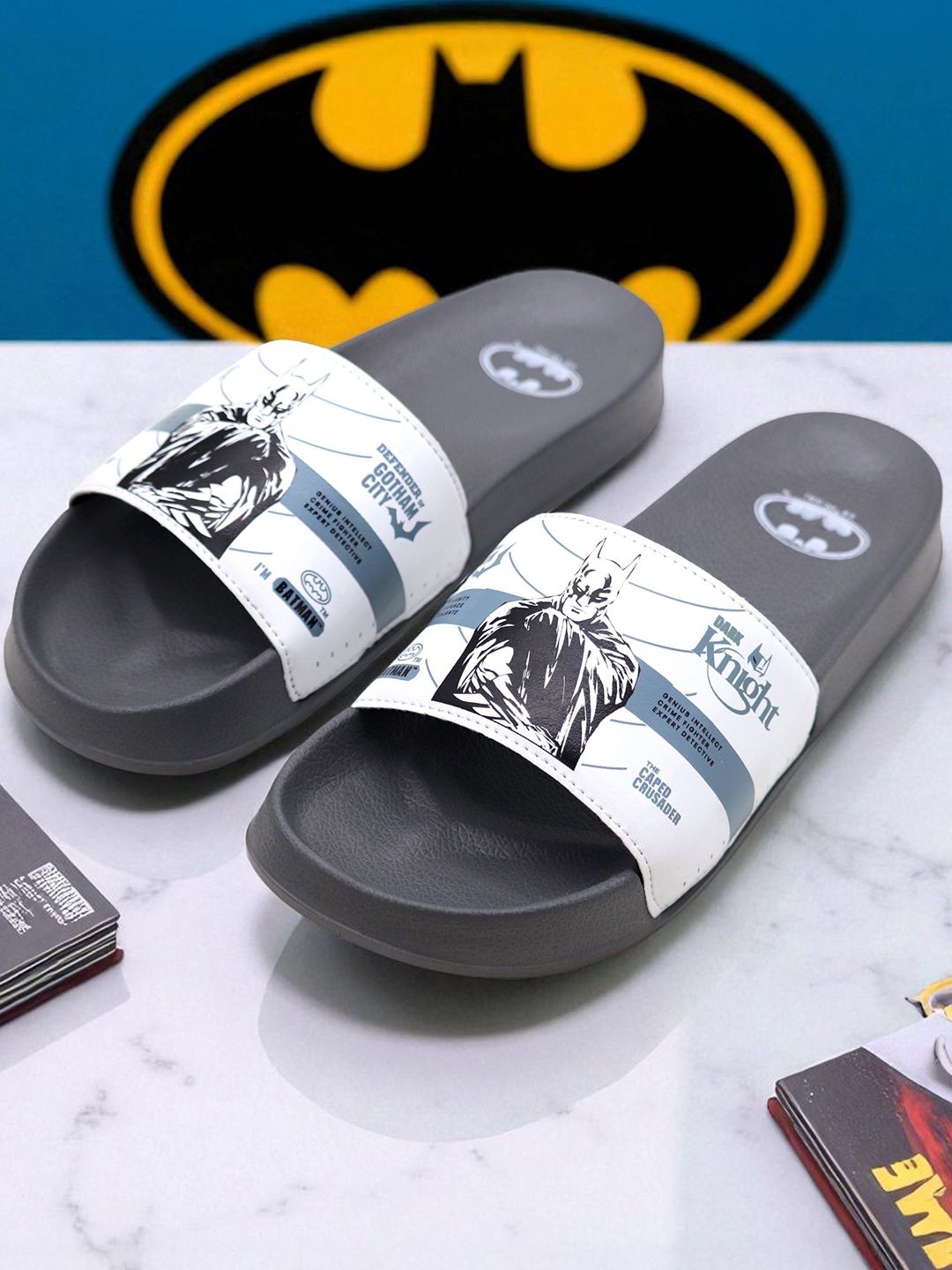 Svaar Men Batman Edition Printed Sliders-picture-48