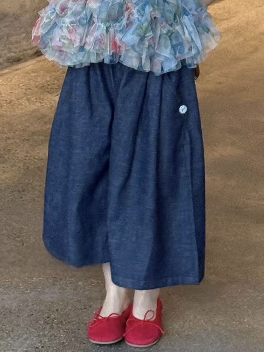 LULU & SKY Girls Mid-Rise Culottes Trousers-picture-25