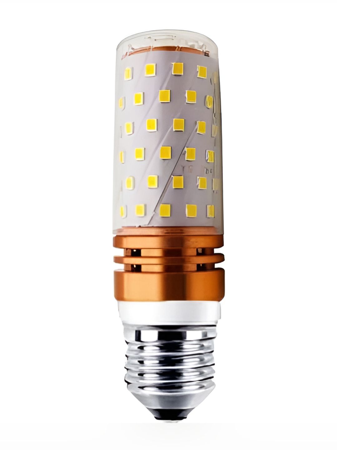 Kinis 4Pcs White & Yellow 4-Watt E27 Base Jhoomar Ceiling Pendant Light