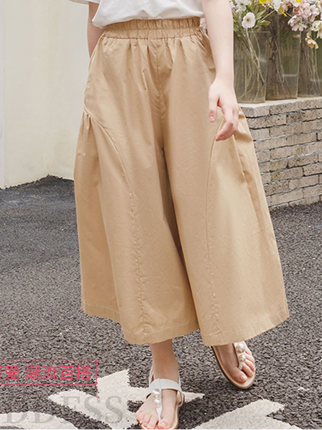 LULU & SKY Girls Wide Leg Culottes Trousers-picture-16