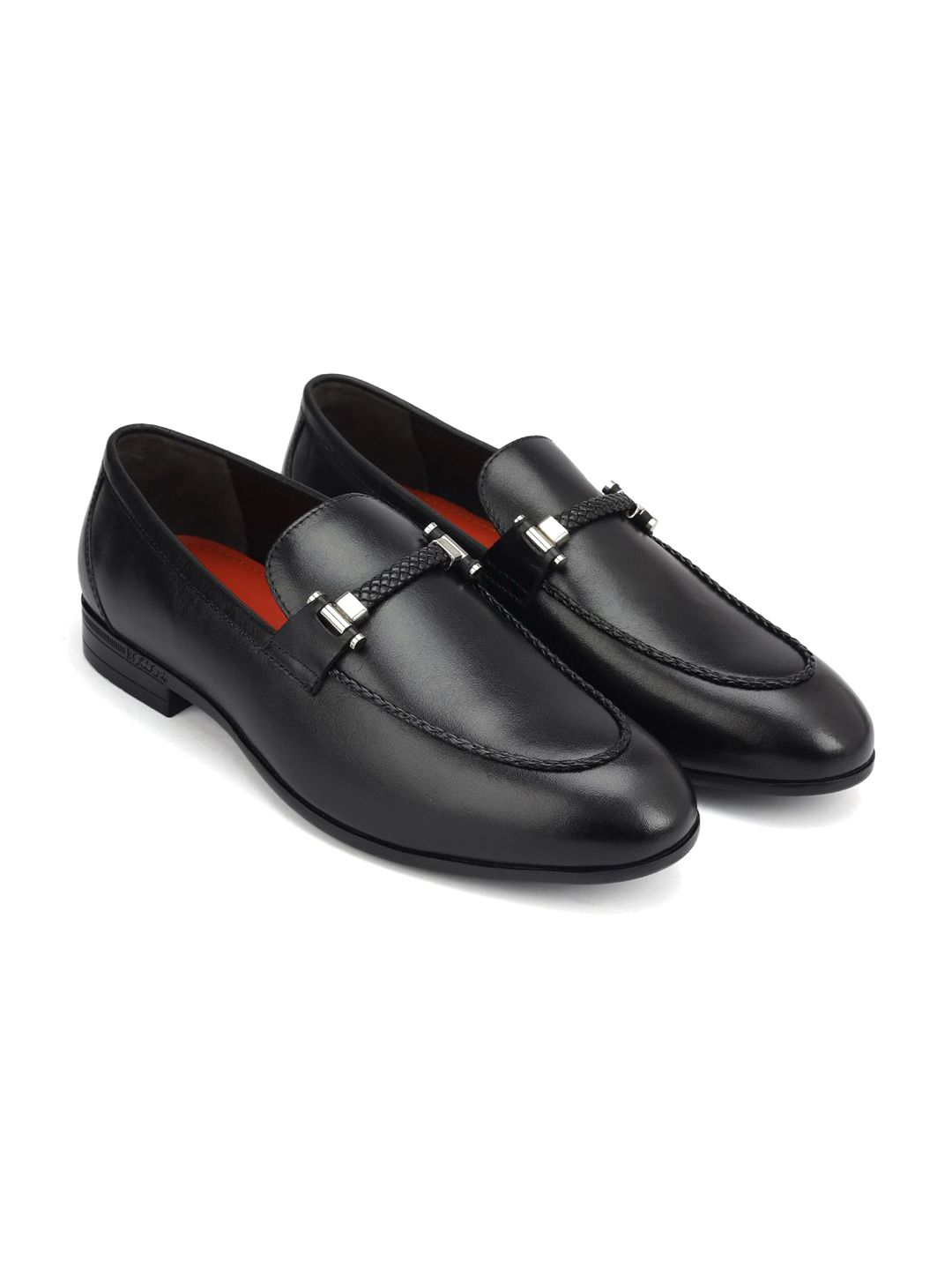 ROSSO BRUNELLO Men Leather Formal Loafers