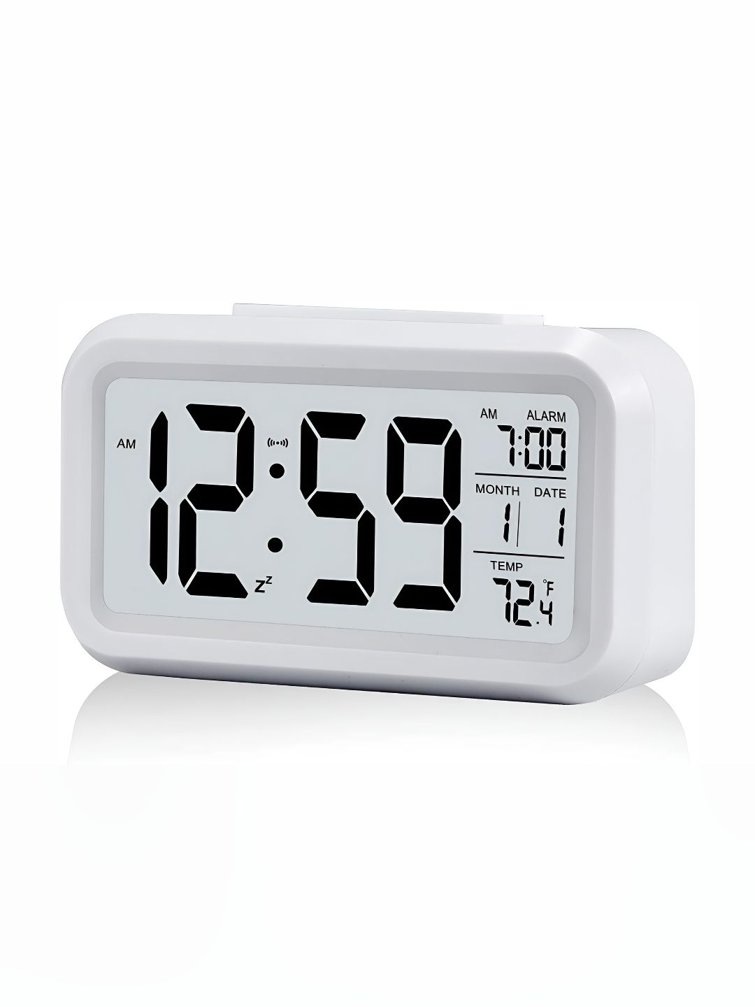 Kadio White Contemporary Table Clock-picture-22