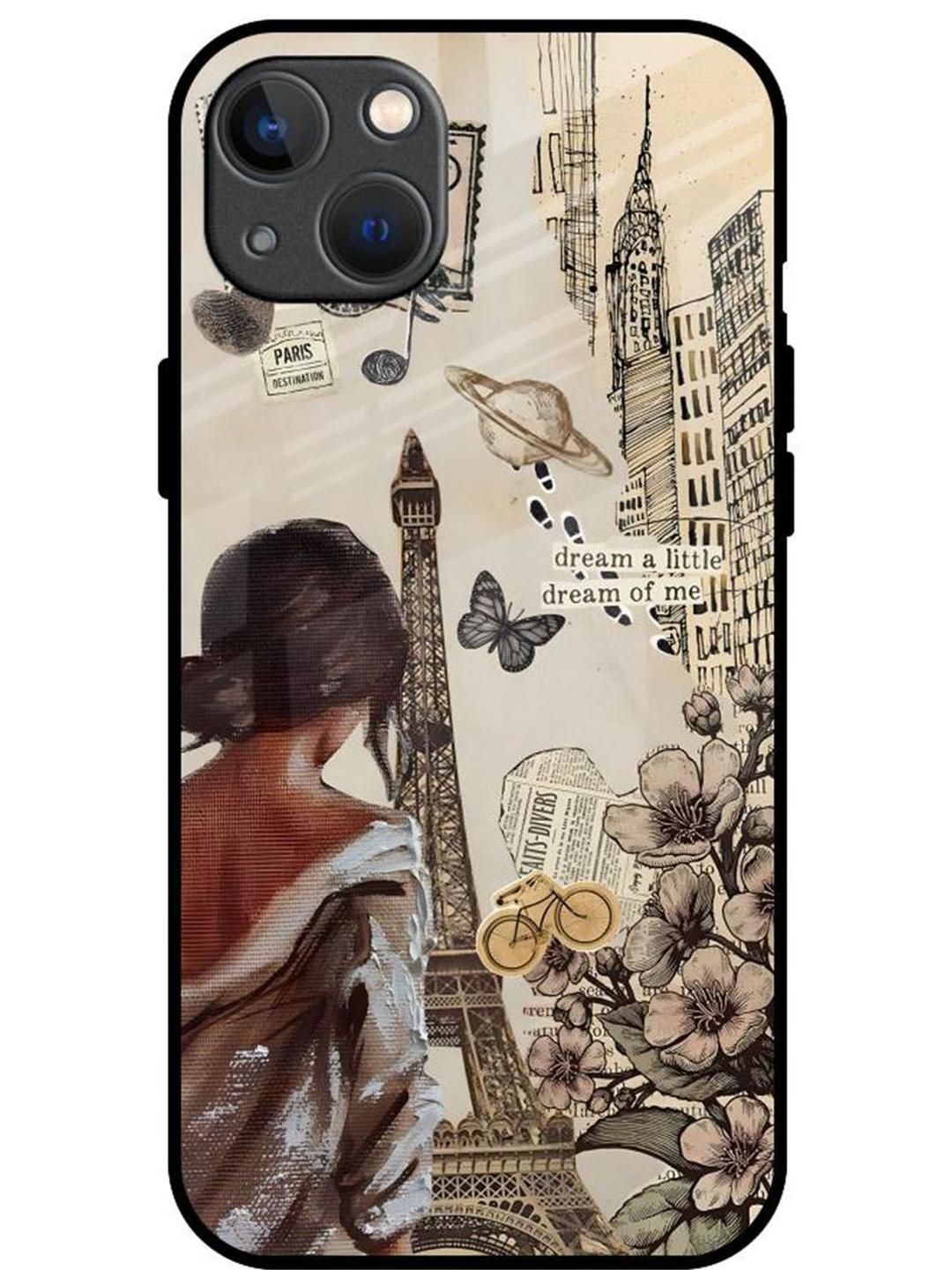 QRIOH Quirky Printed iPhone 13 Mini Back Case Mobile Accessories-picture-15