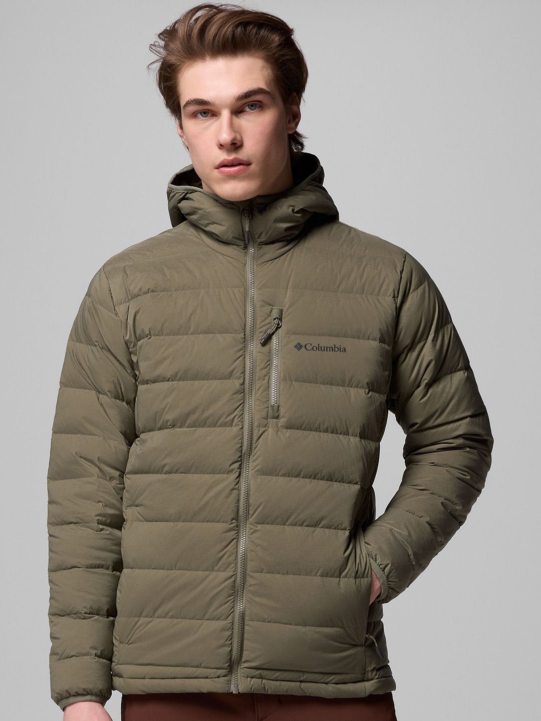 Columbia Drift Peak Stretch Lightweight Down Hooded Puffer Jacket-image-33