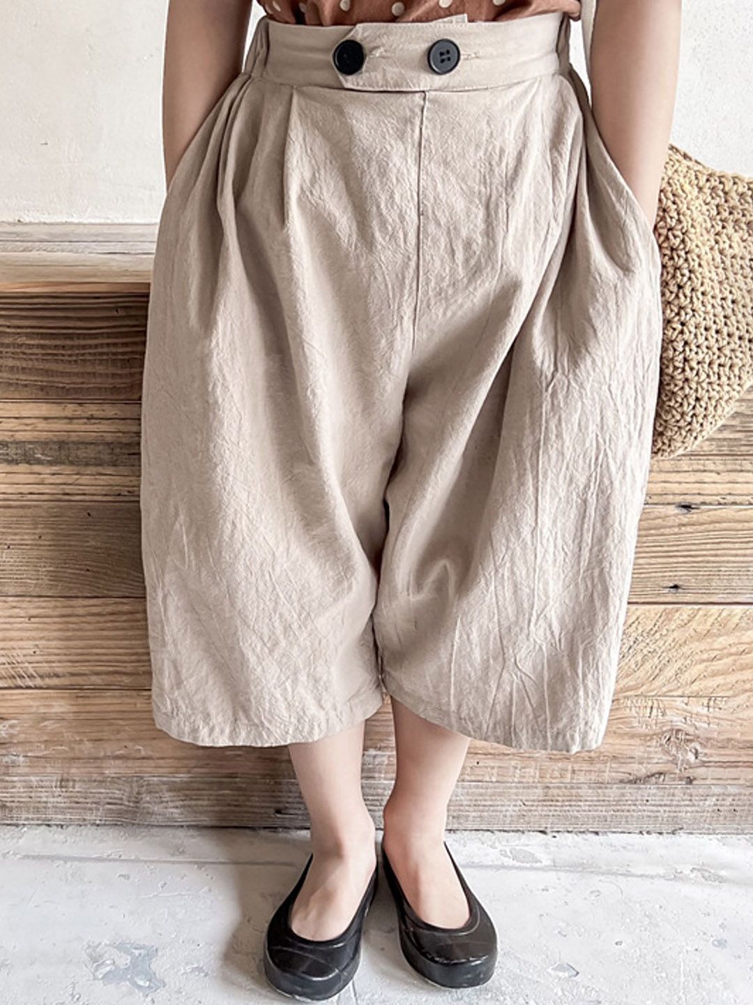 LULU & SKY Girls Mid-Rise Culottes Trousers-picture-20