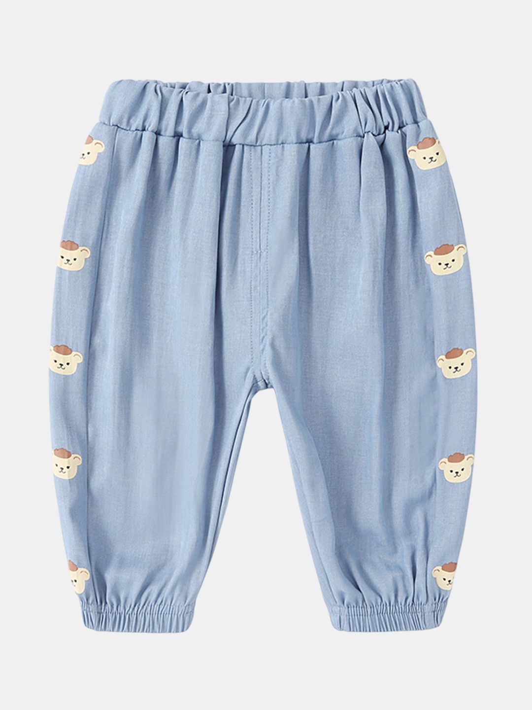 LULU & SKY Girls Printed Jogger High-Rise Trousers-picture-36