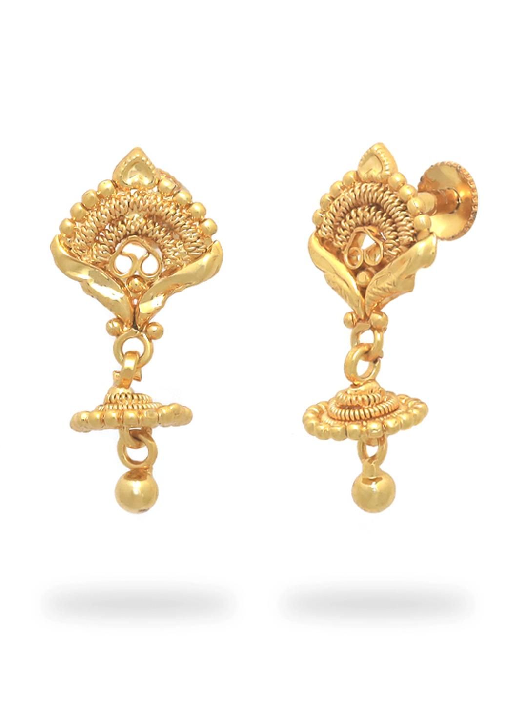 Raj And Deb Gold-Plated Brass Earrings-picture-36
