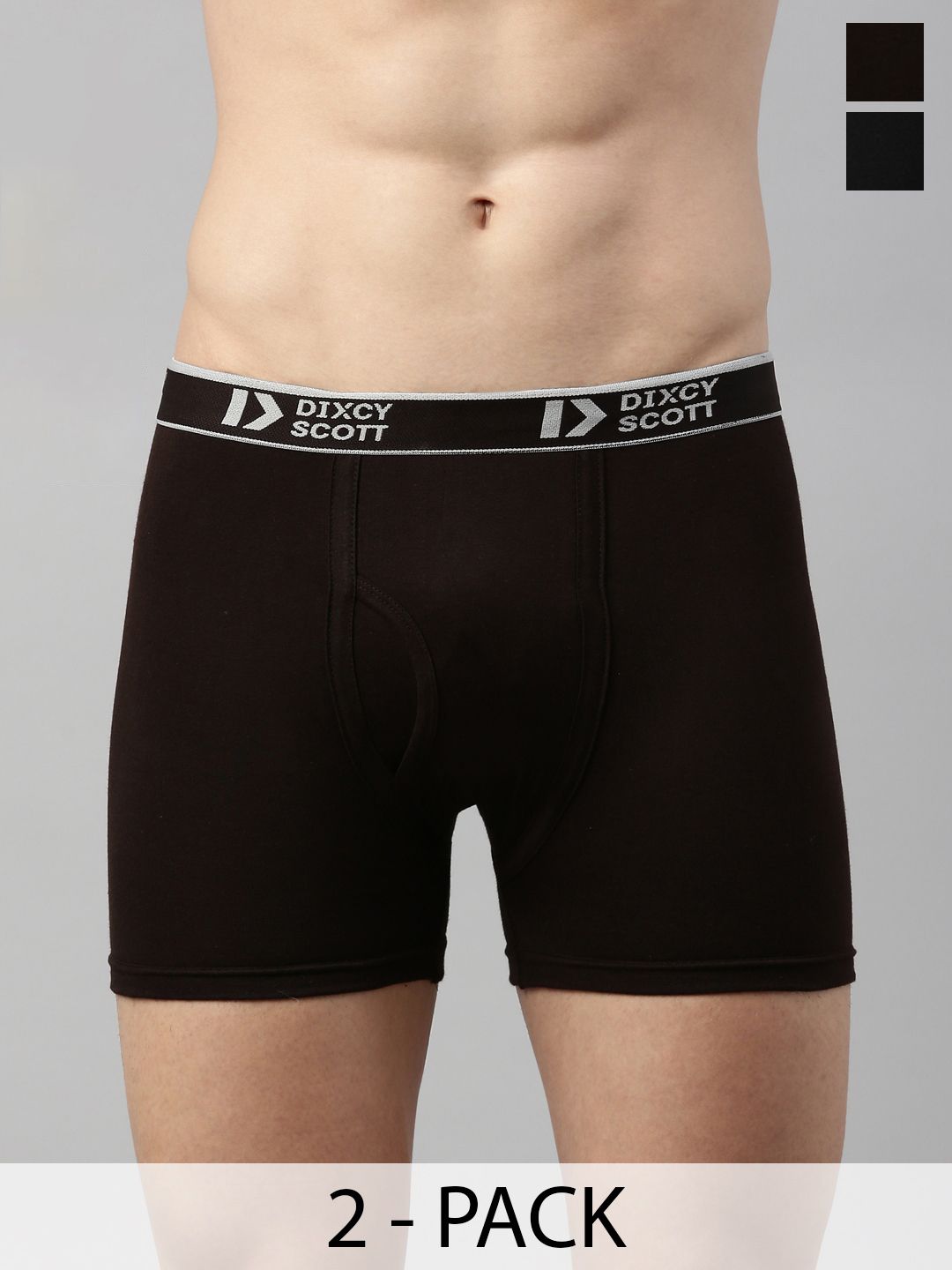 Dixcy Scott Originals 3-Pcs Pure Combed Cotton Mid-Rise Trunks CROSS TRNK-3C-P3, SNCBBL-picture-40