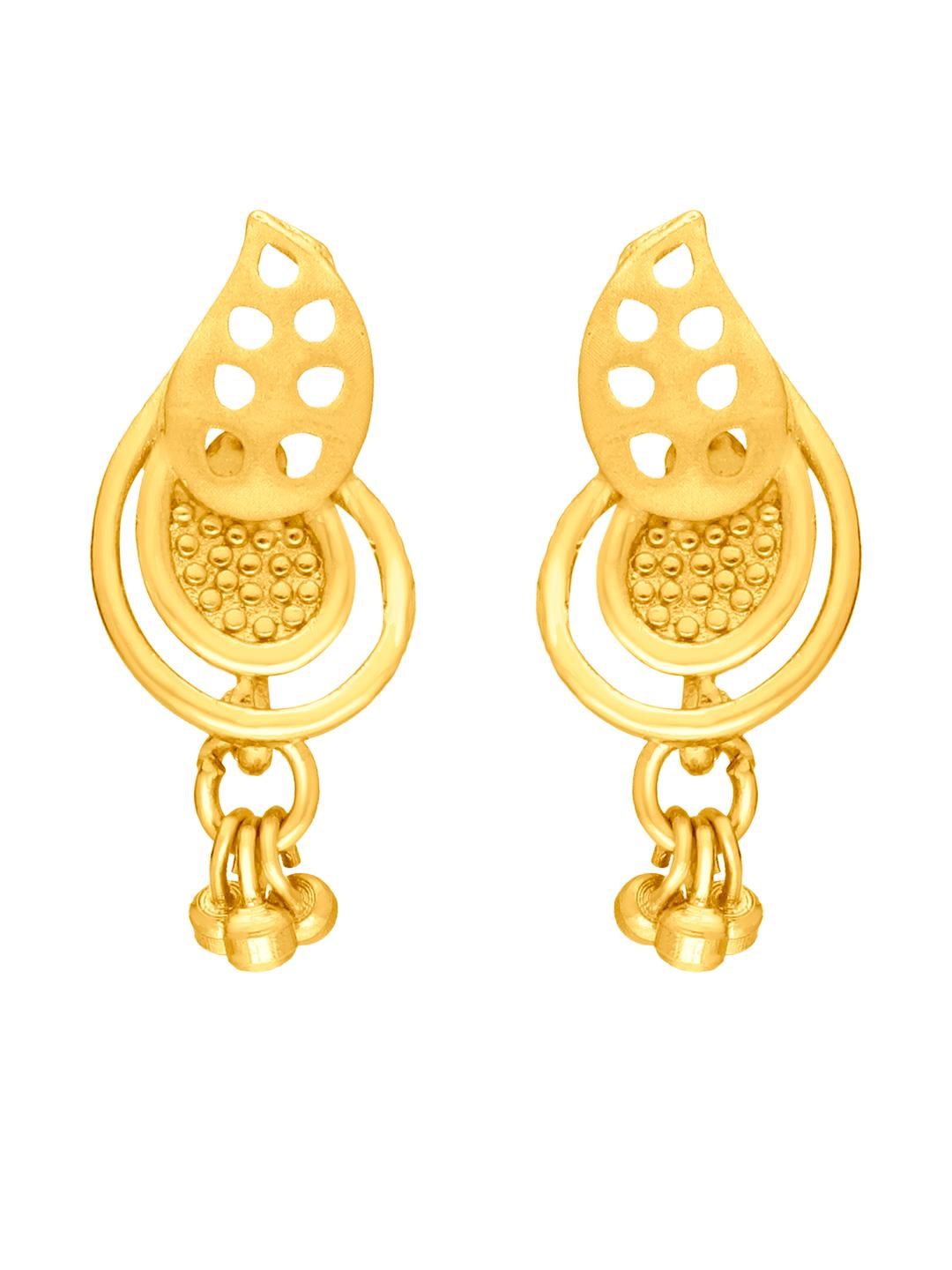 Raj And Deb Gold-Plated Brass Earrings-picture-15