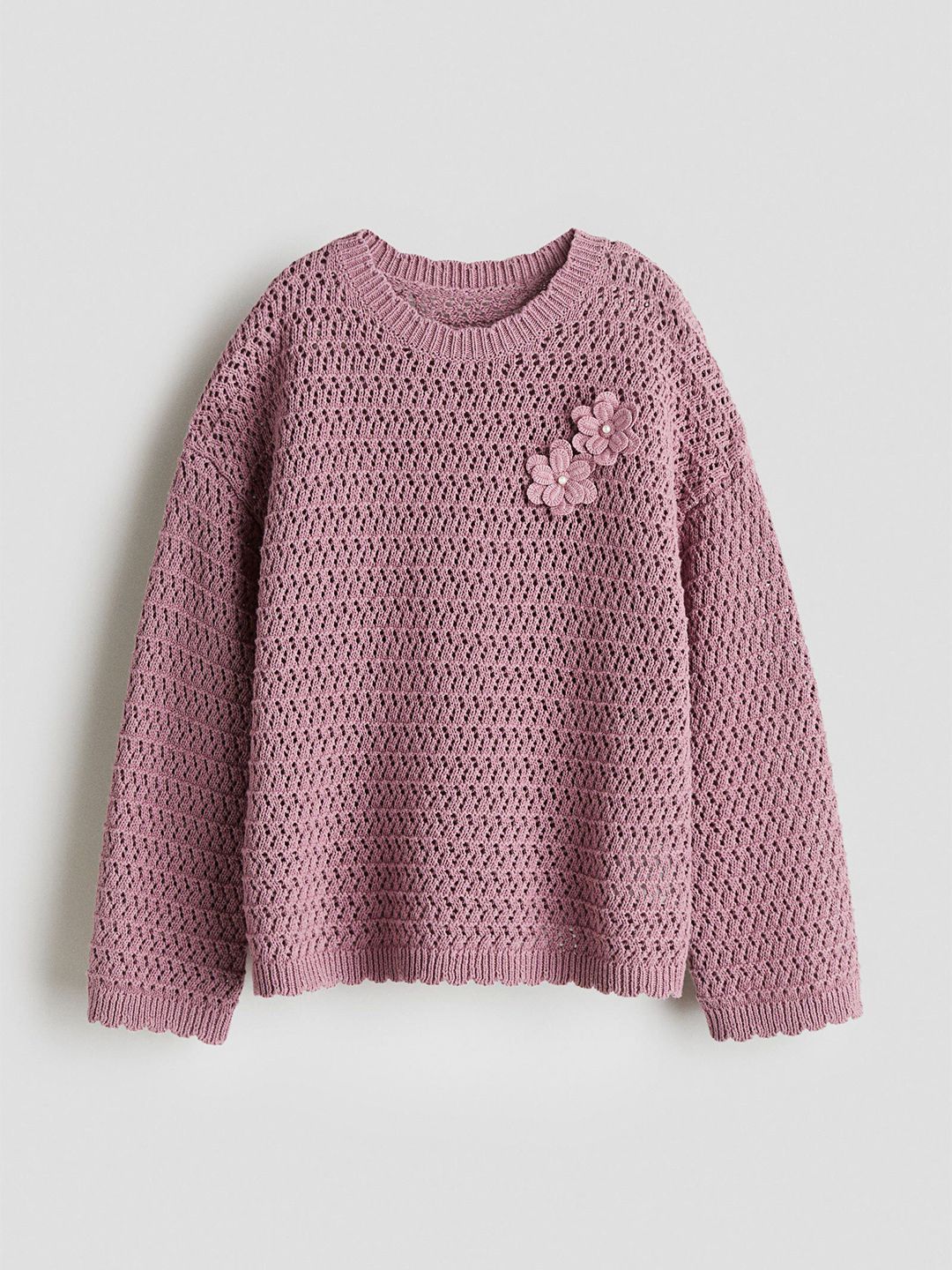 H&M Hole-Knit Cotton Jumper-picture-23