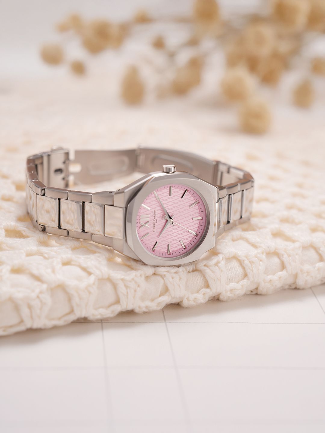 pierre cardin lyse Women Textured Dial Bracelet Style Analogue Watch CF.1023.MS.2-picture-15