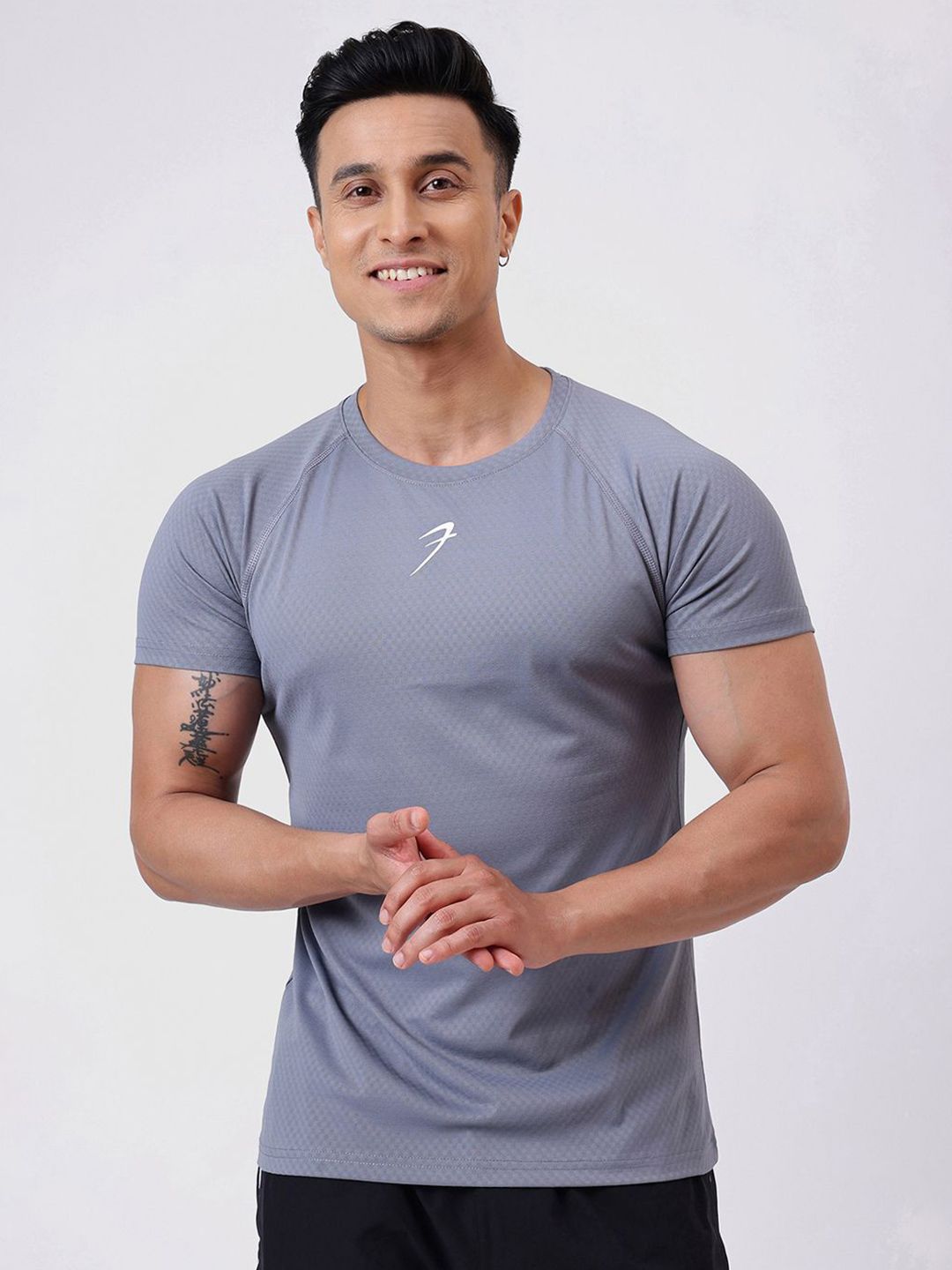 FUAARK Abzorb Raglan Sleeves Fuaark Grain Gym & Workout Slim Fit T-shirt-picture-31