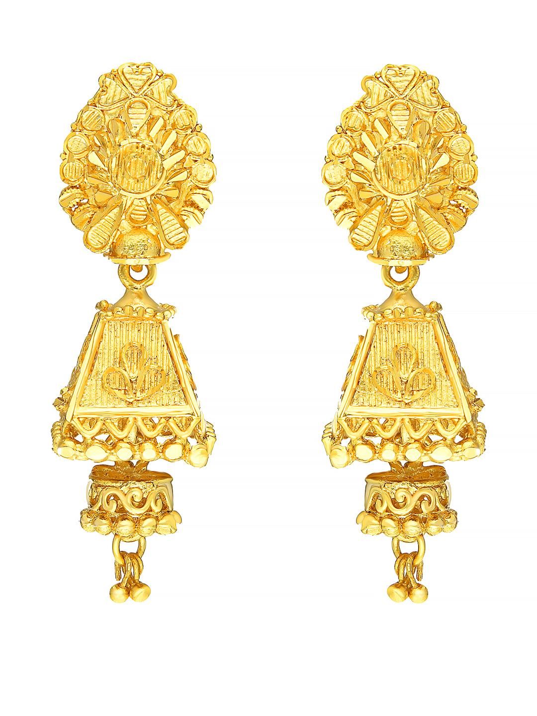 Raj And Deb Gold-Plated Brass Earrings-picture-14