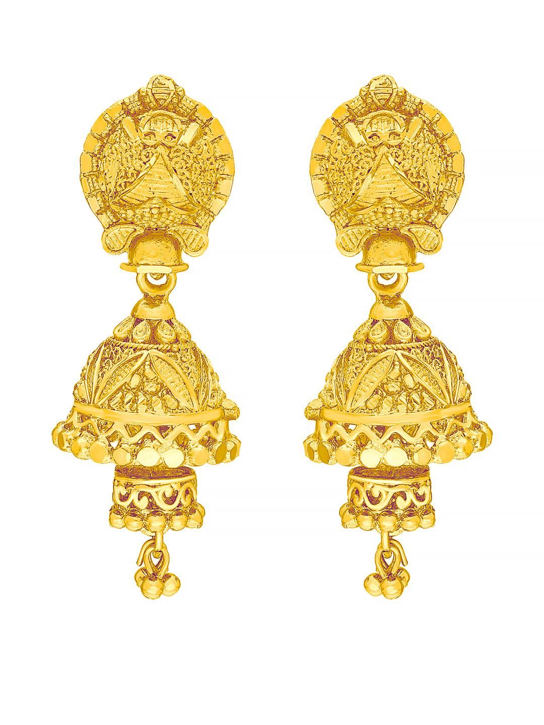 Raj And Deb Gold-Plated Brass Earrings-picture-37