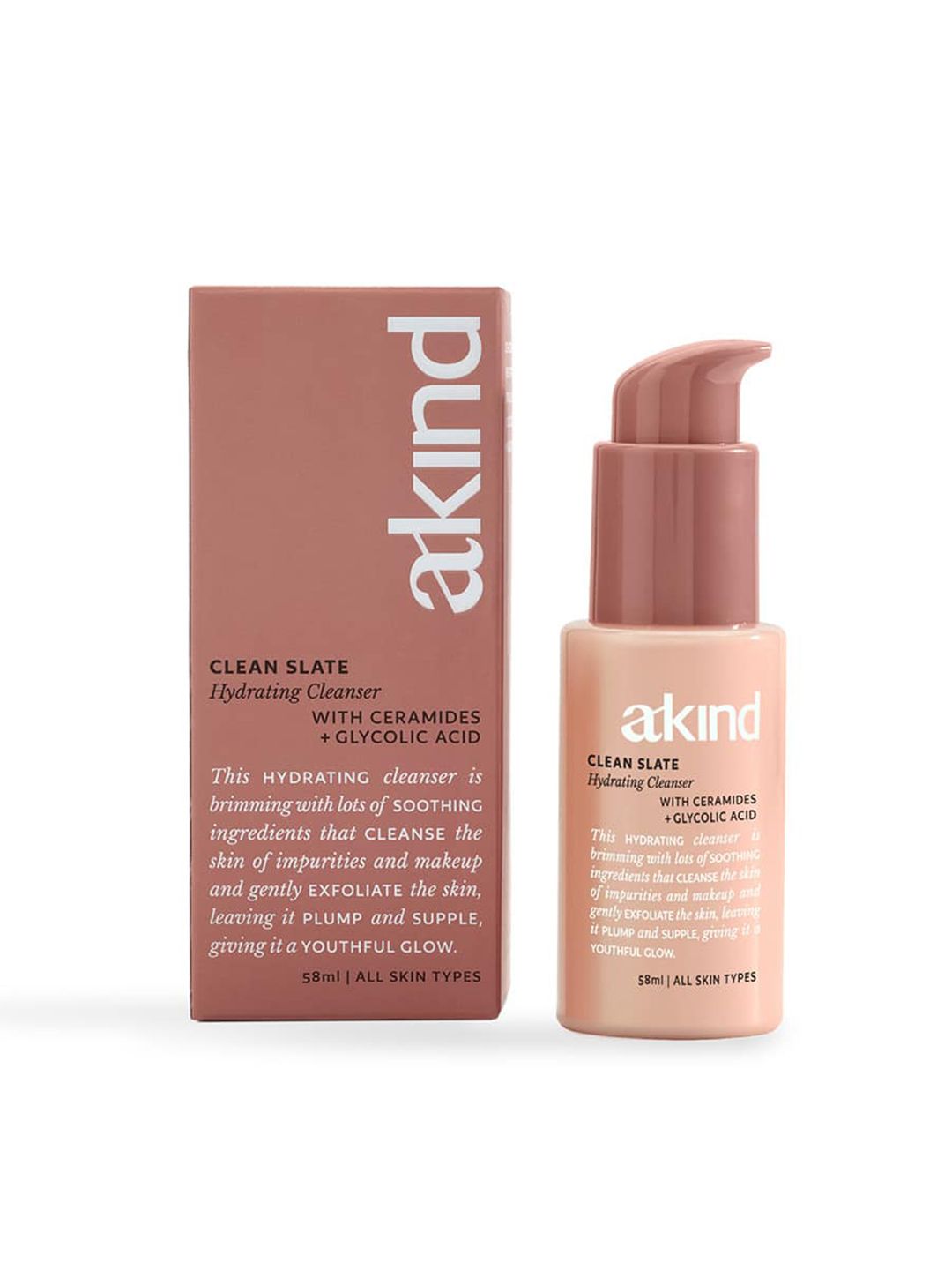 akind Clean Slate Hydrating Cleanser Mini with Ceramide & Glycolic Acid - 58 ml-picture-29