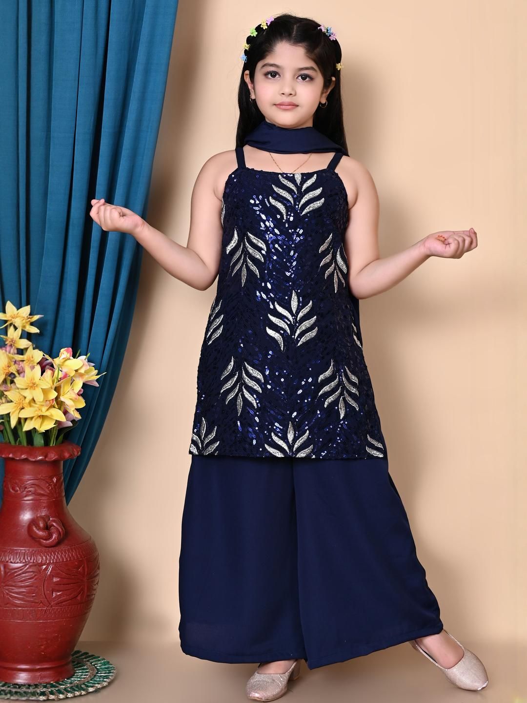 SPAMitude Printed Cotton Blend Kurta & Palazzos-picture-20