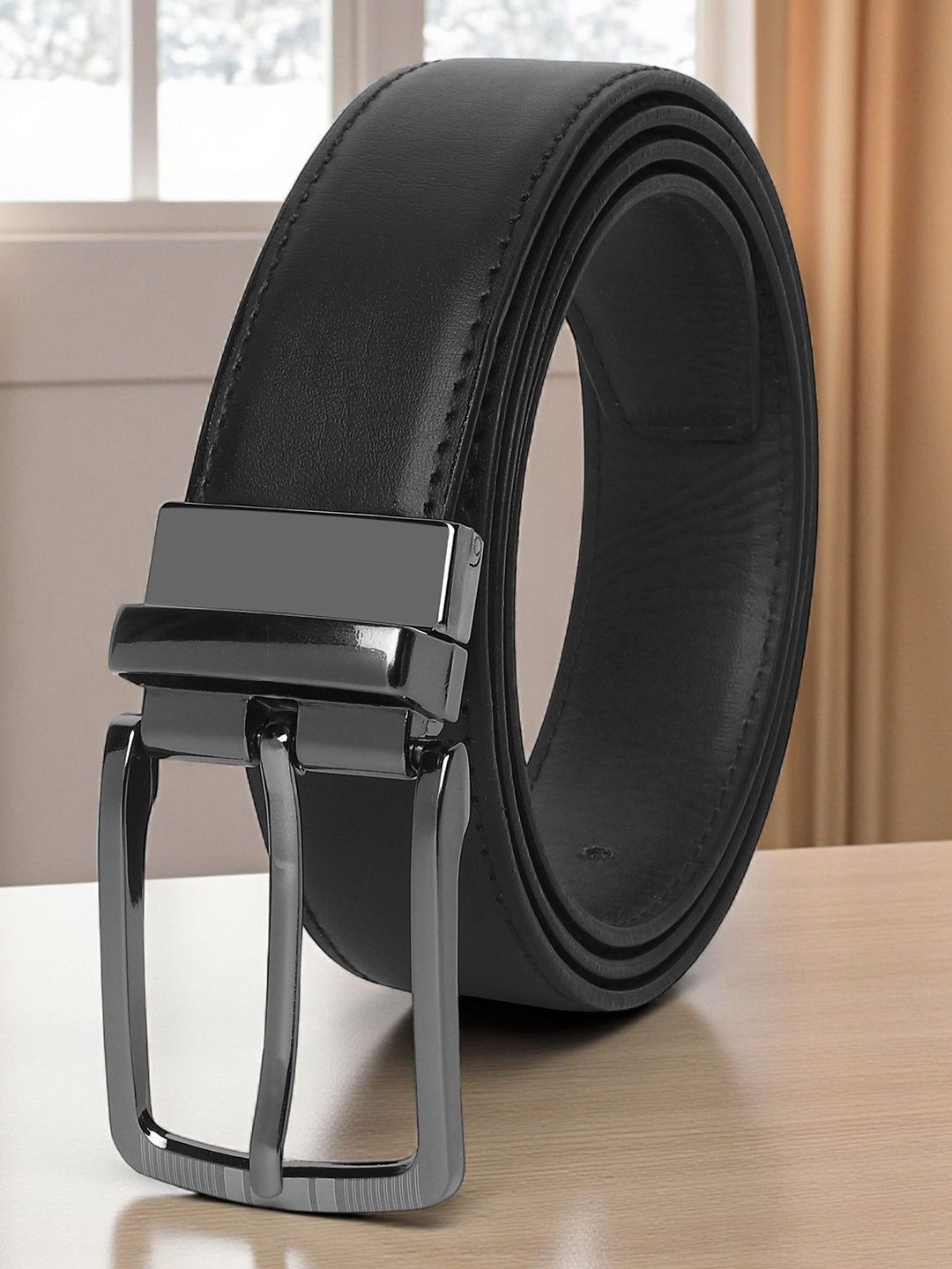 Killer Men Textured Reversible Formal Belt-picture-31