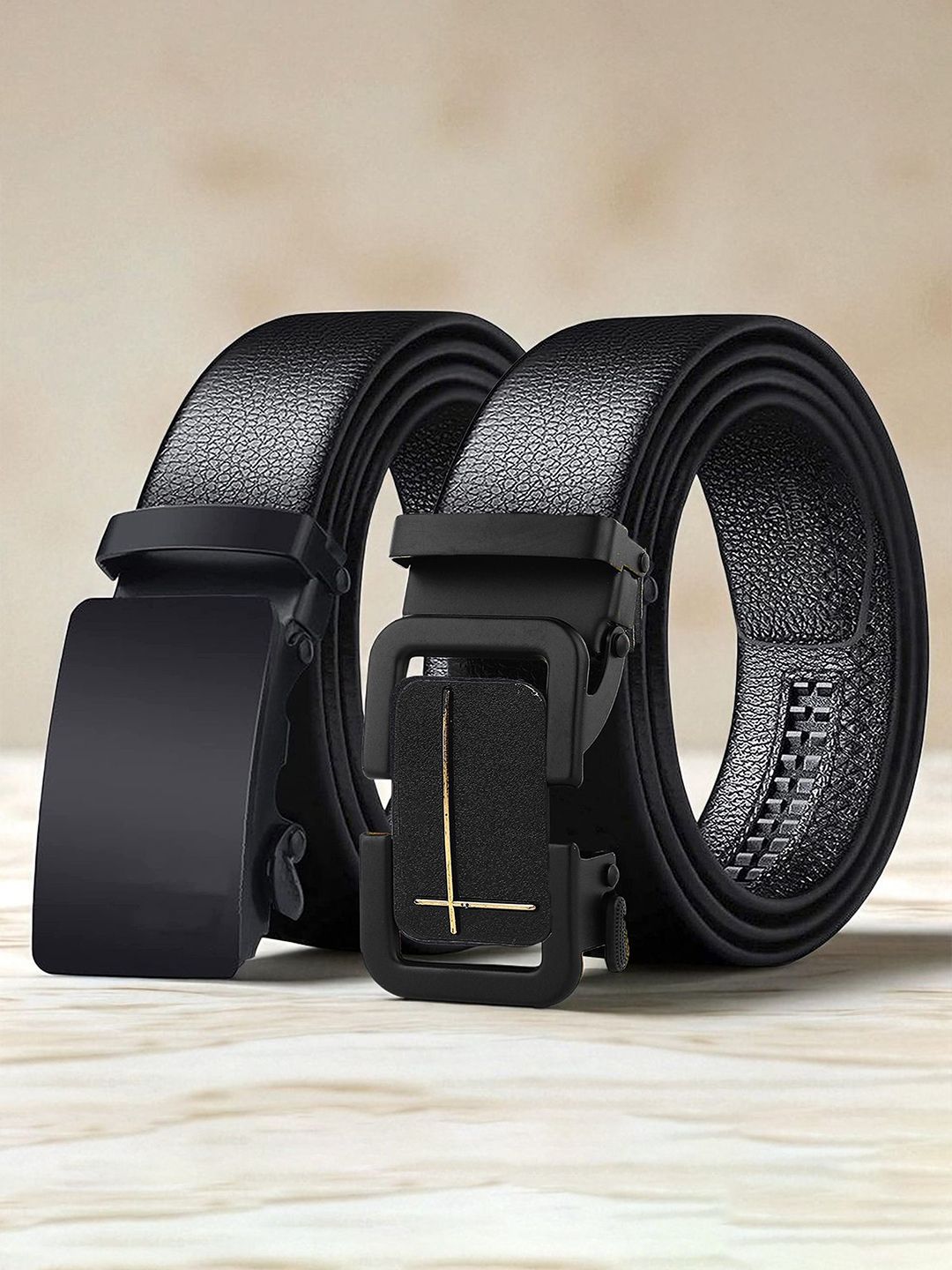 Provogue Men Set Of 2 Textured Belt-picture-17