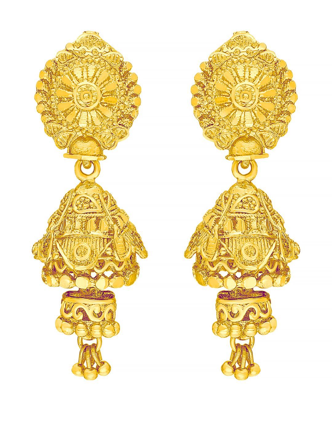 Raj And Deb Gold-Plated Brass Earrings-picture-40