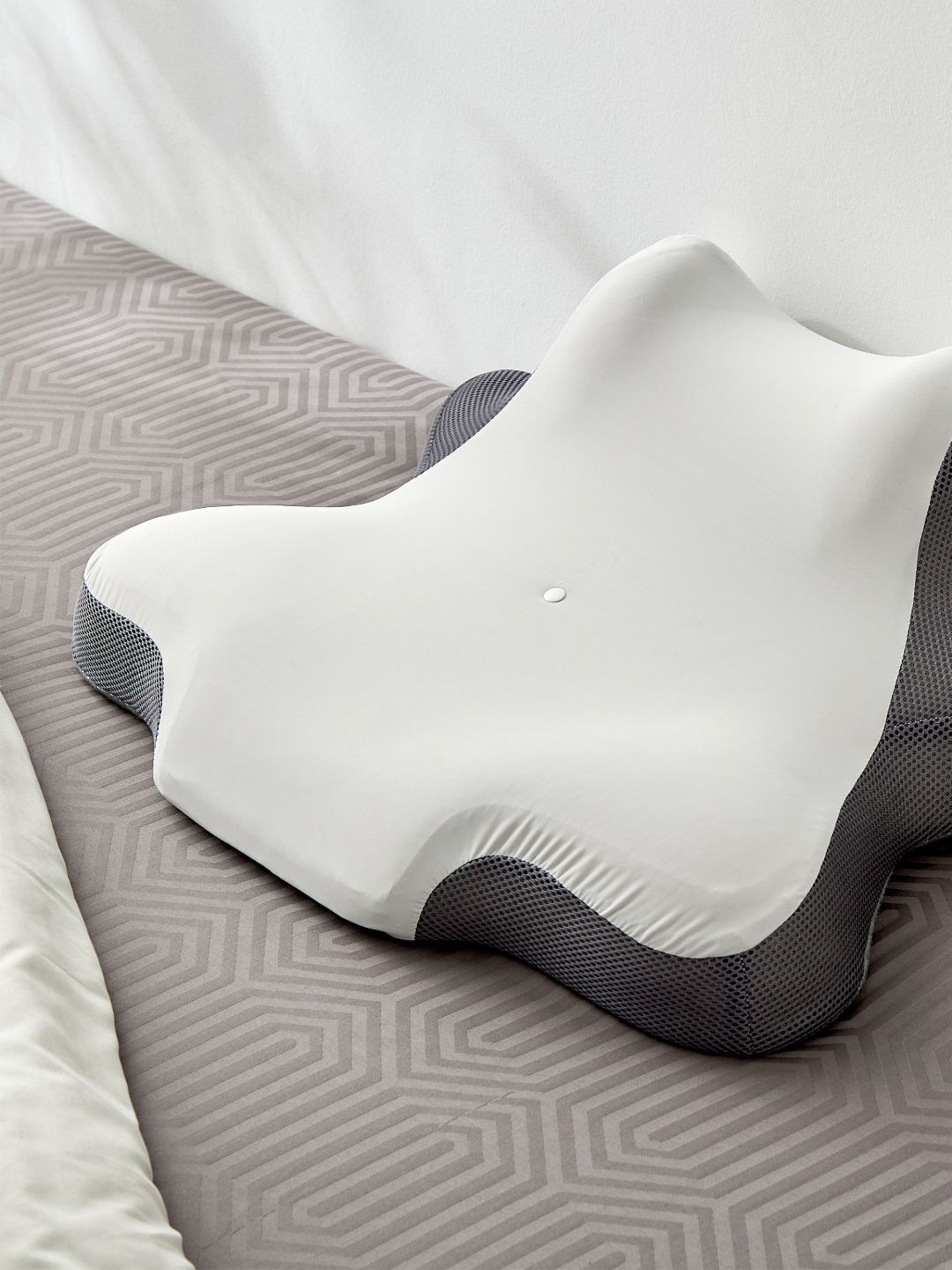 Home Centre White Memory Foam Filled Soft Sleep Pillow-image-35