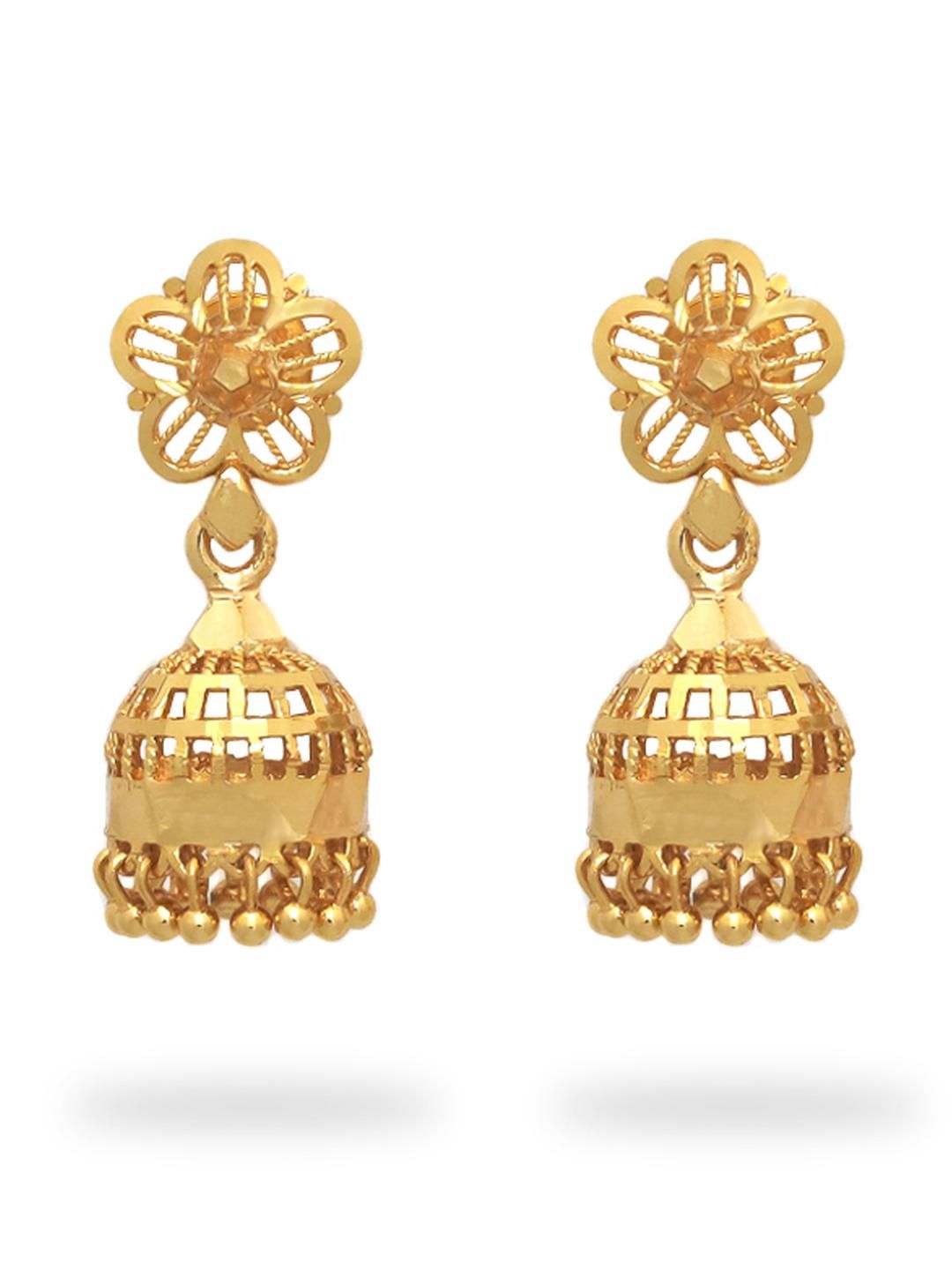 Raj And Deb Gold-Plated Brass Earrings-picture-31