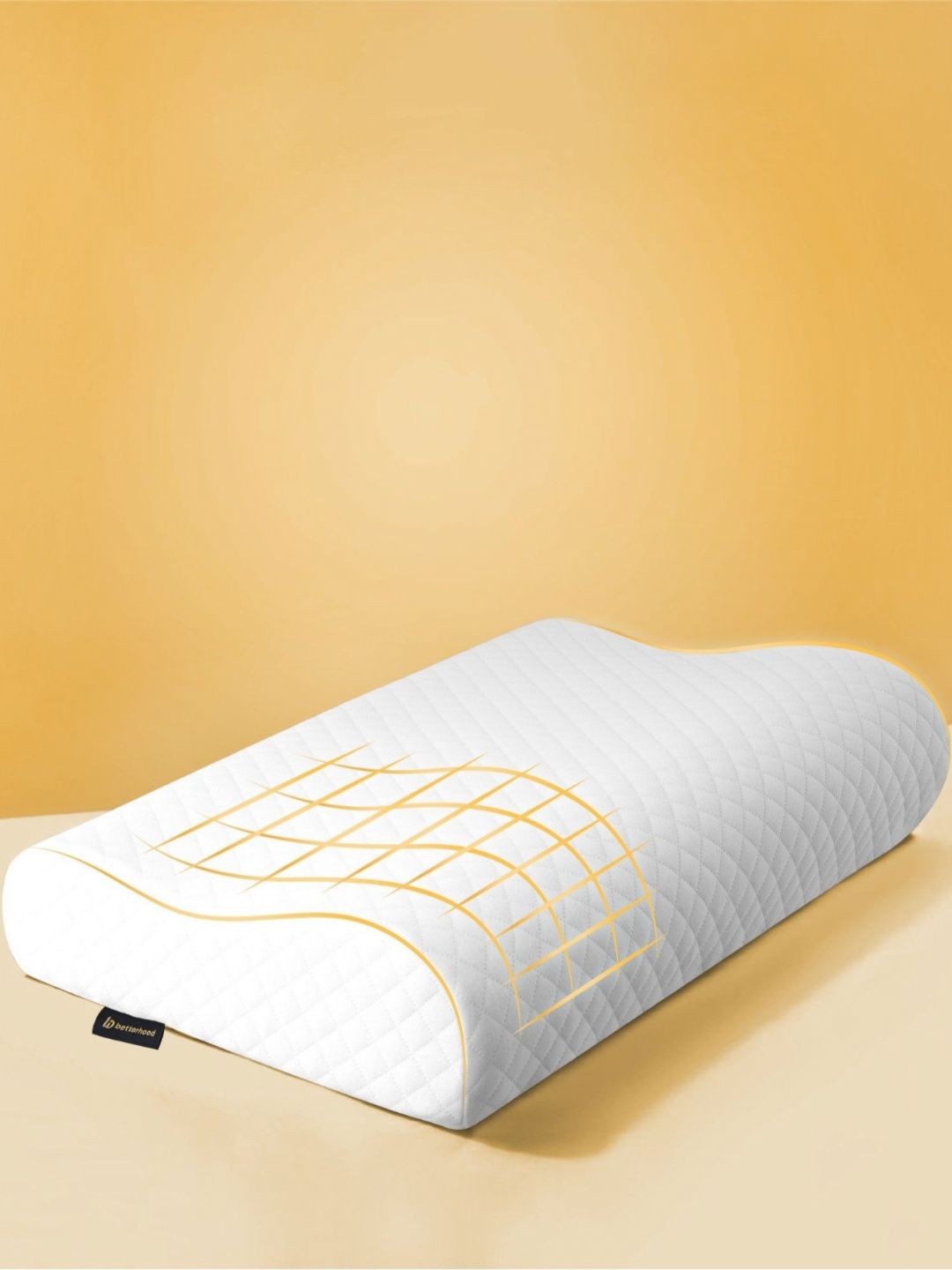 betterhood White Memory Foam Ergonomic Dual Height Large Cervical Sleep Pillow-picture-40