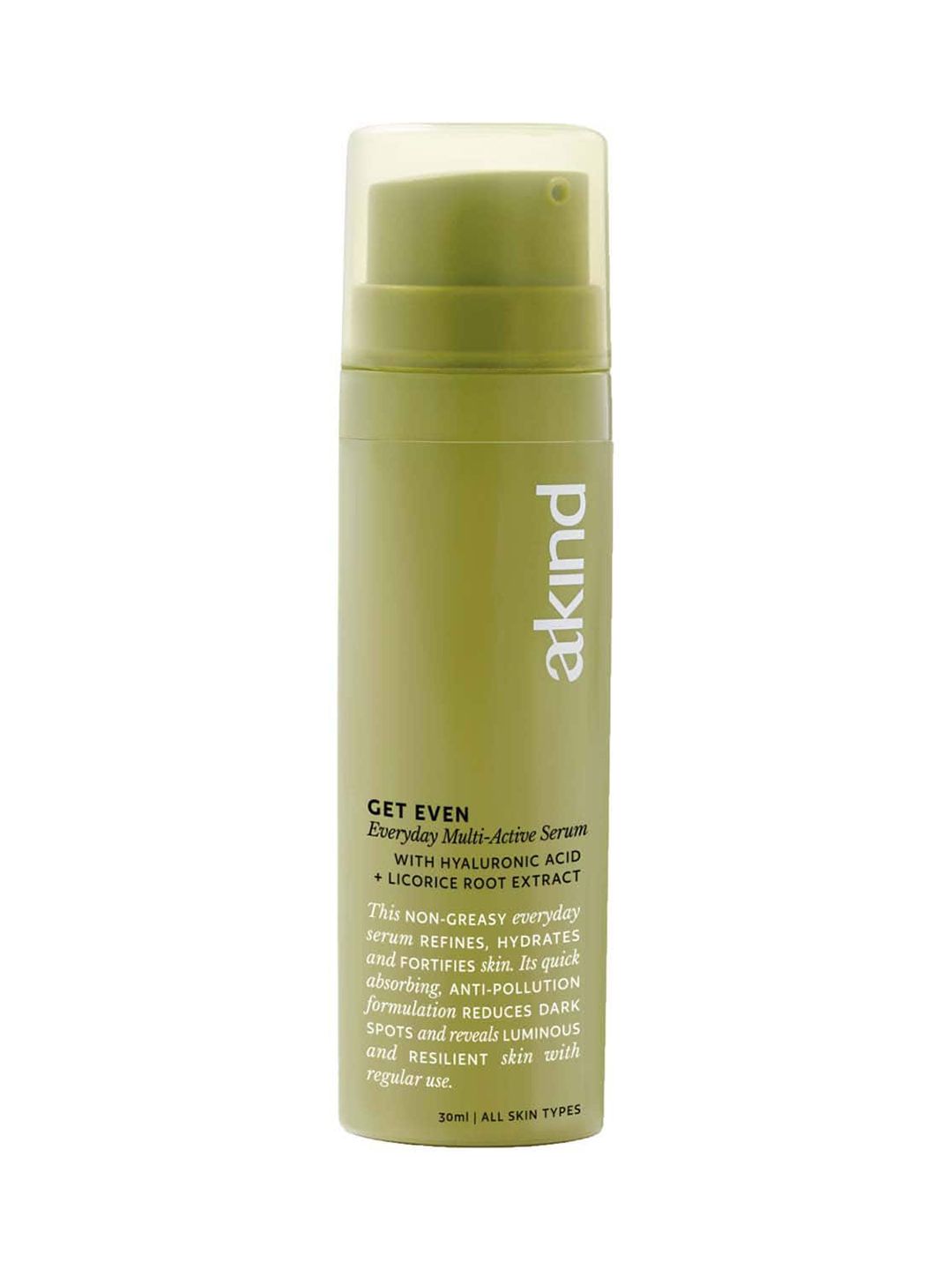 akind Get Even Everyday Multi-Active Serum with Hyaluronic Acid & Licorice - 30 ml-image-23