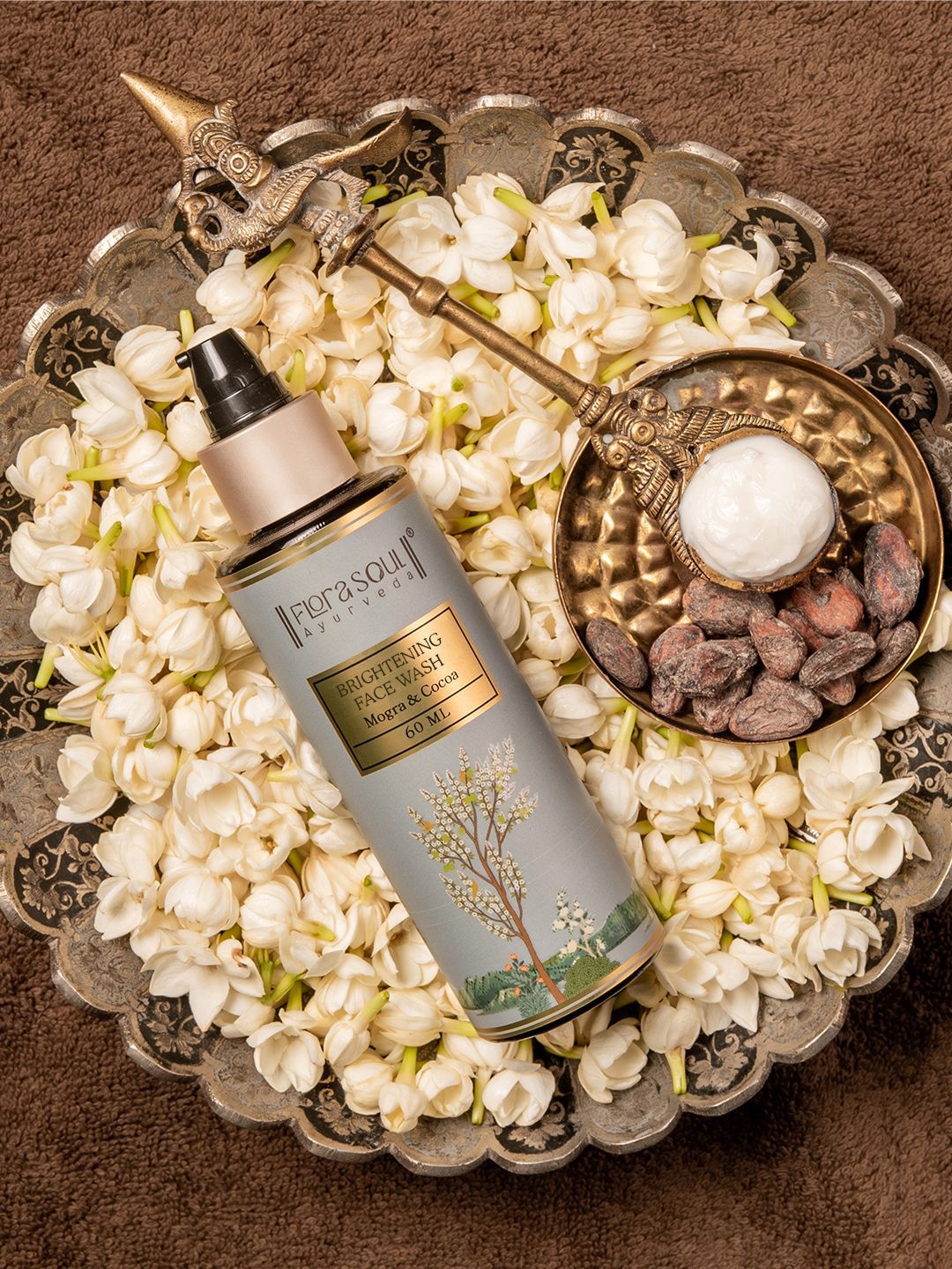 FloraSoul Ayurveda Brightening Face Wash With Mogra & Cocoa - 60 ml-picture-30