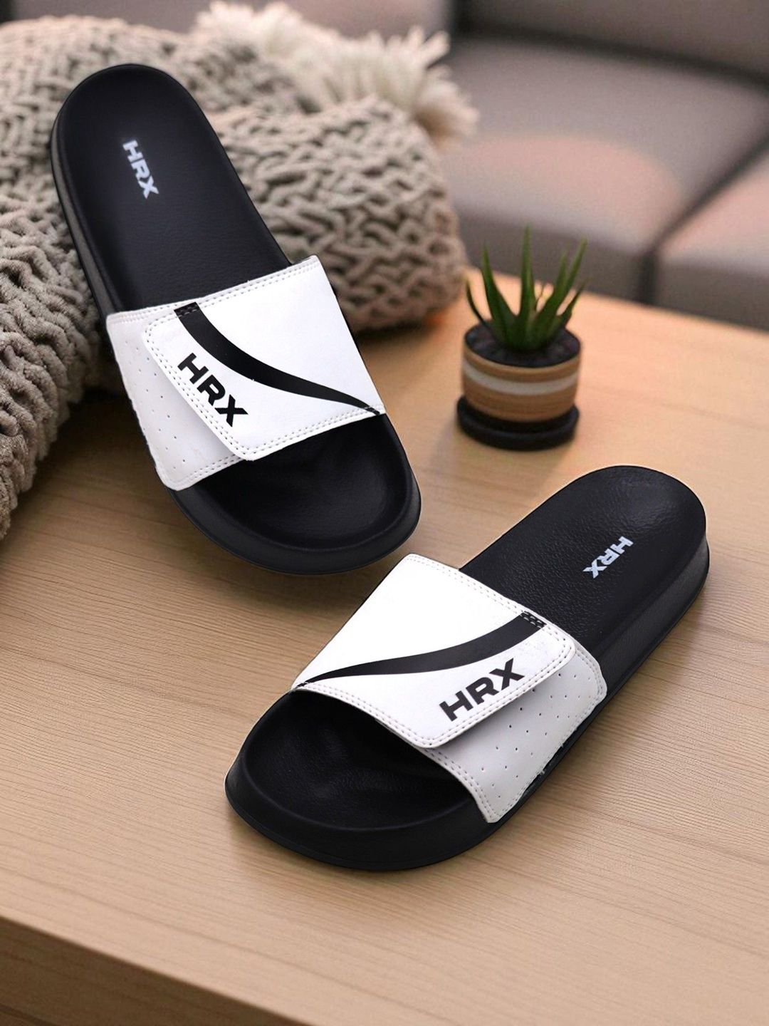 HRX by Hrithik Roshan Men Printed Sliders-picture-14