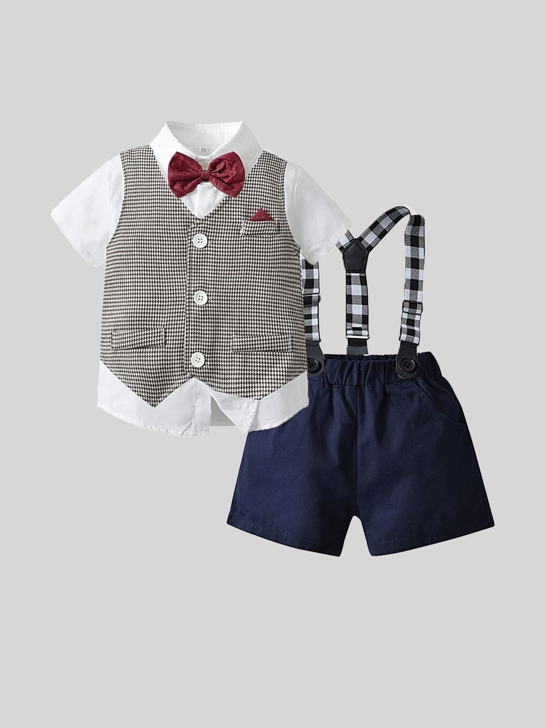 LULU & SKY Boys Shirt with Shorts-image-26