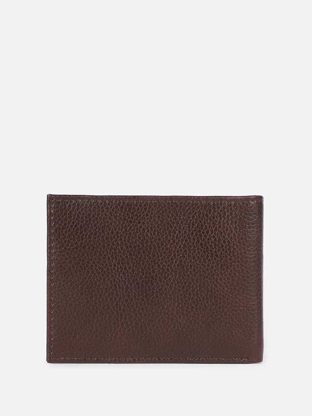 Peter England Men Textured Leather Two Fold Wallet-picture-21
