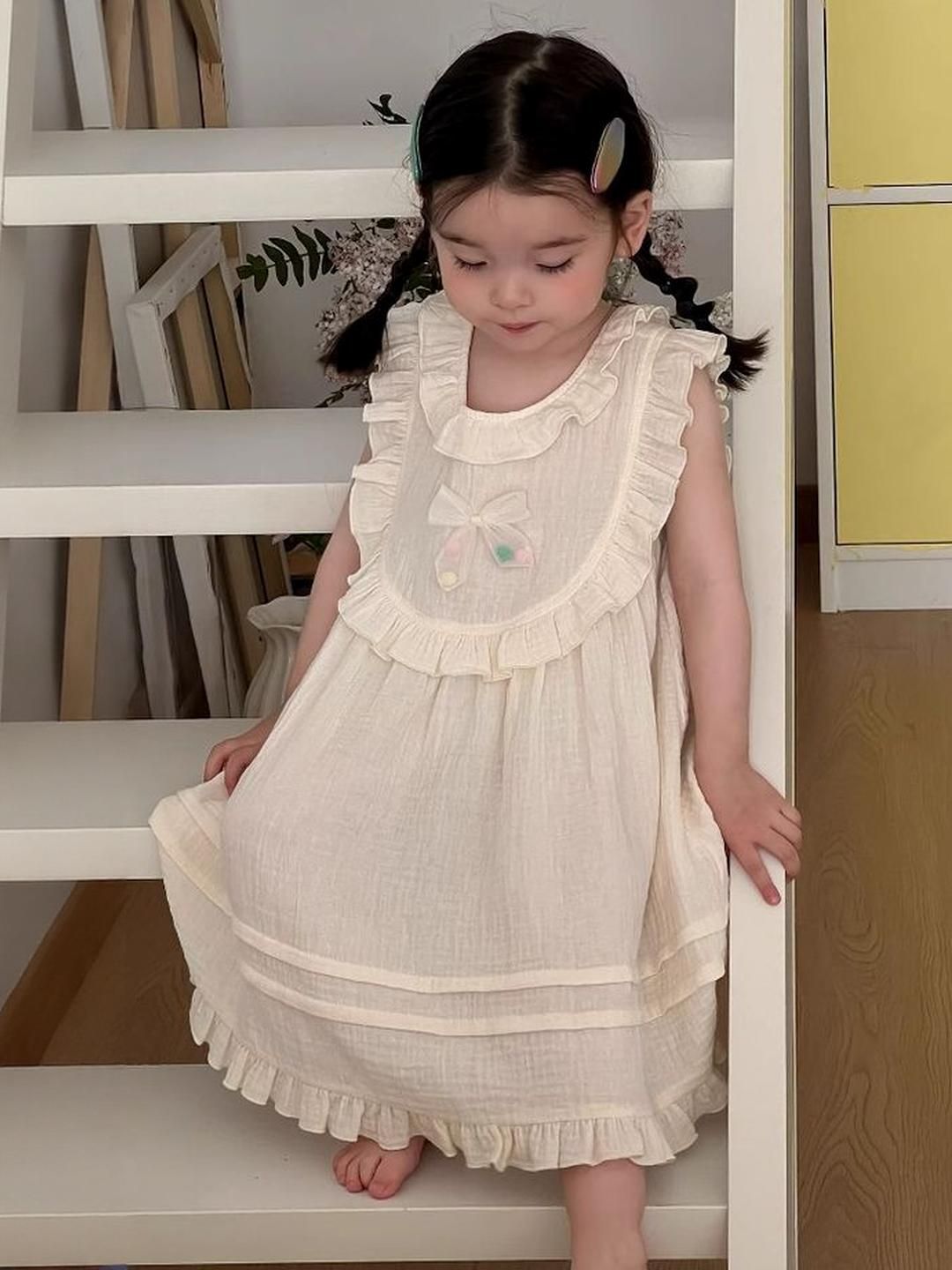 LULU & SKY Flutter Sleeve A-Line Dress-picture-55