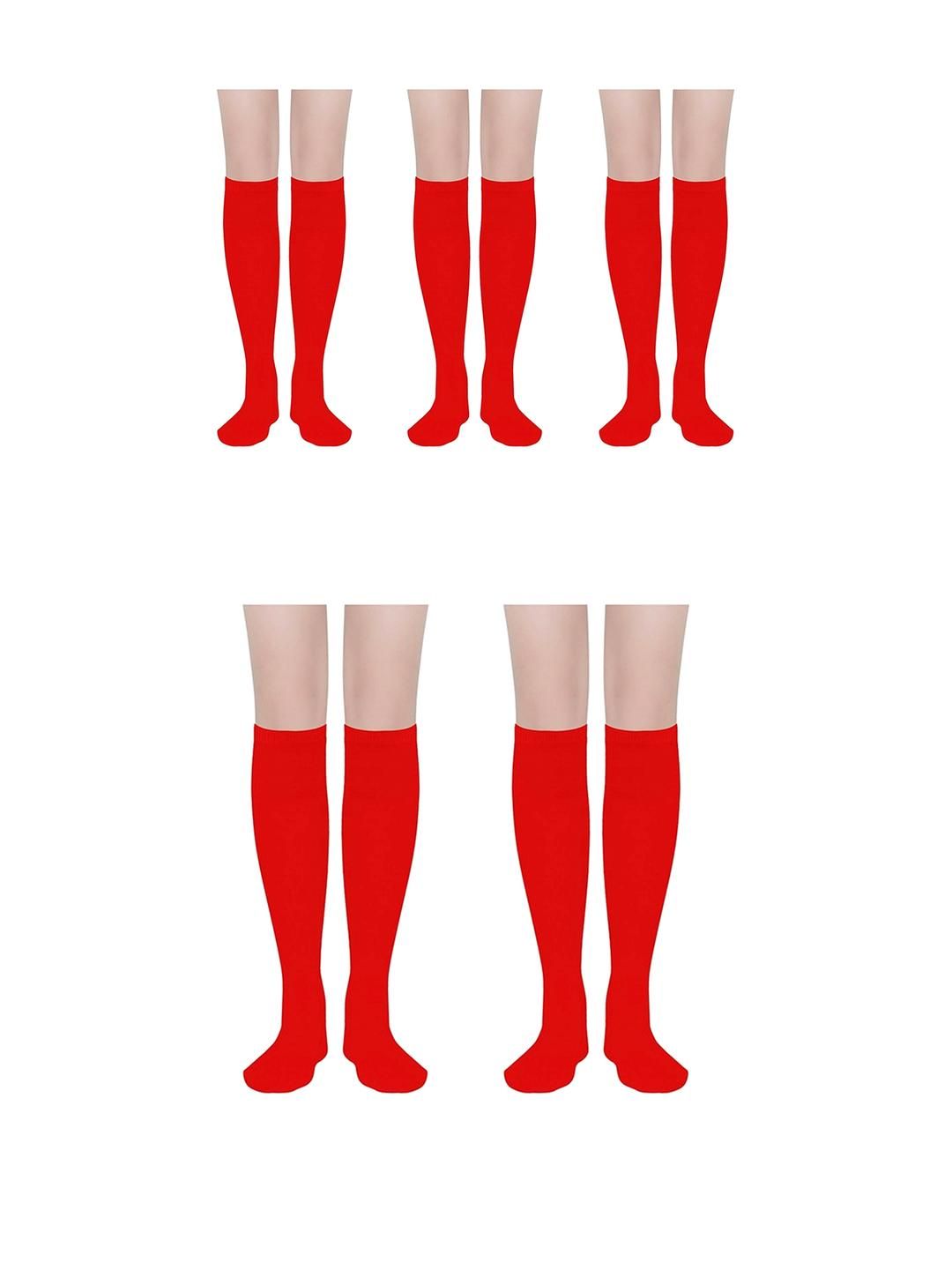 MUKHAKSH Women Red Socks-picture-20
