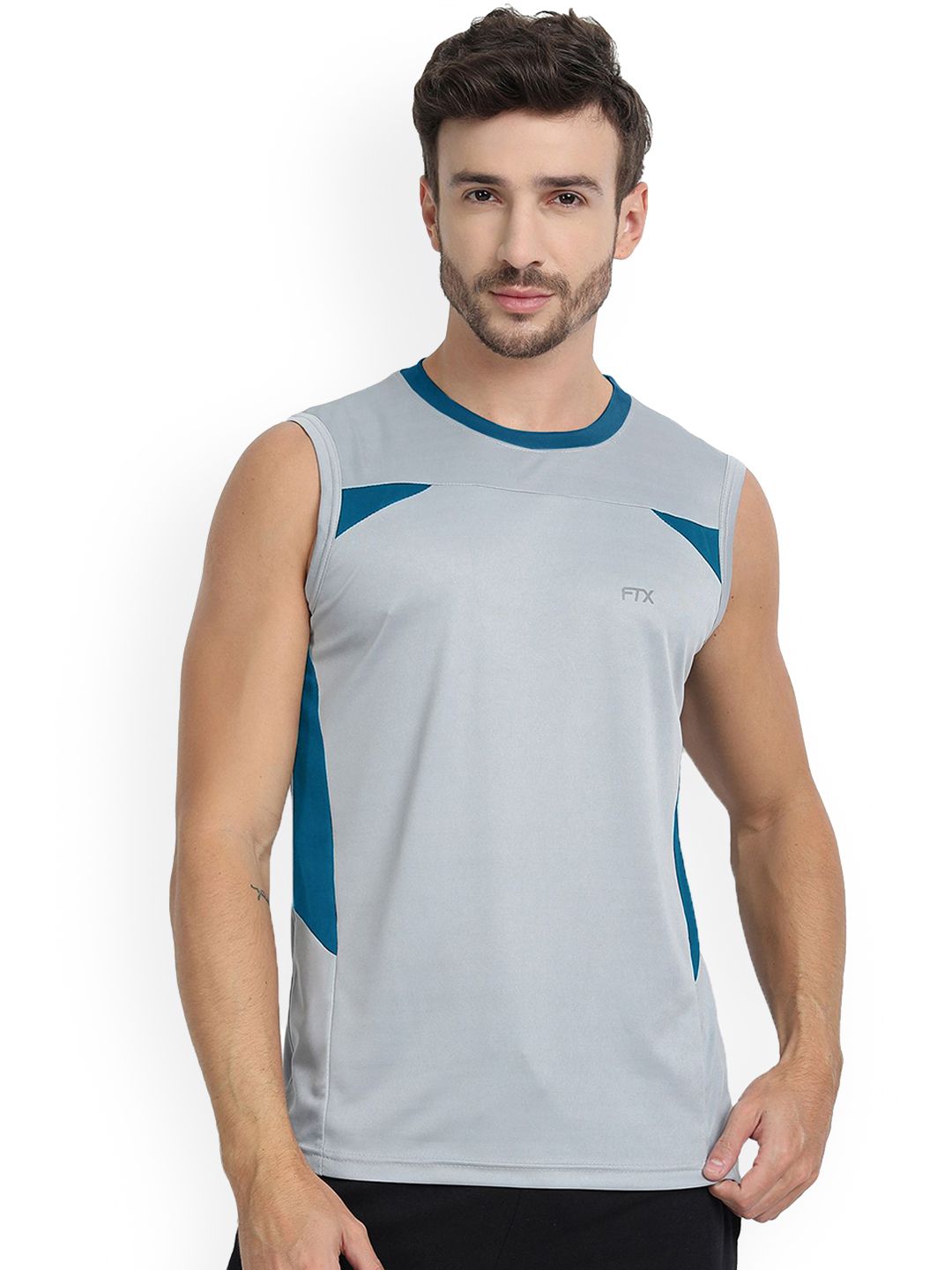 FTX Colourblocked Dry-Fit Gym Vests 709-16-S-picture-31